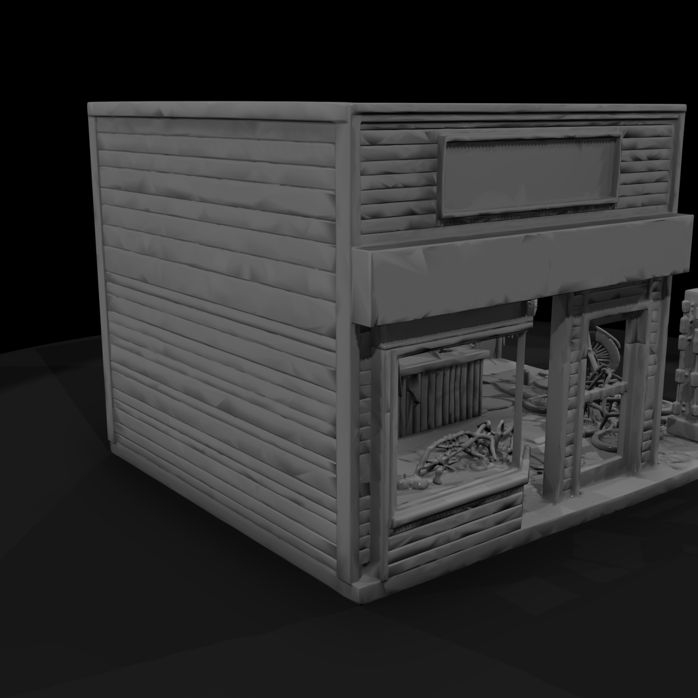 Modern American Storefront Row