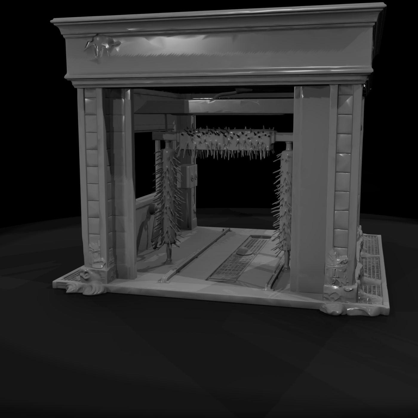 Modern Commercial Storefront Block