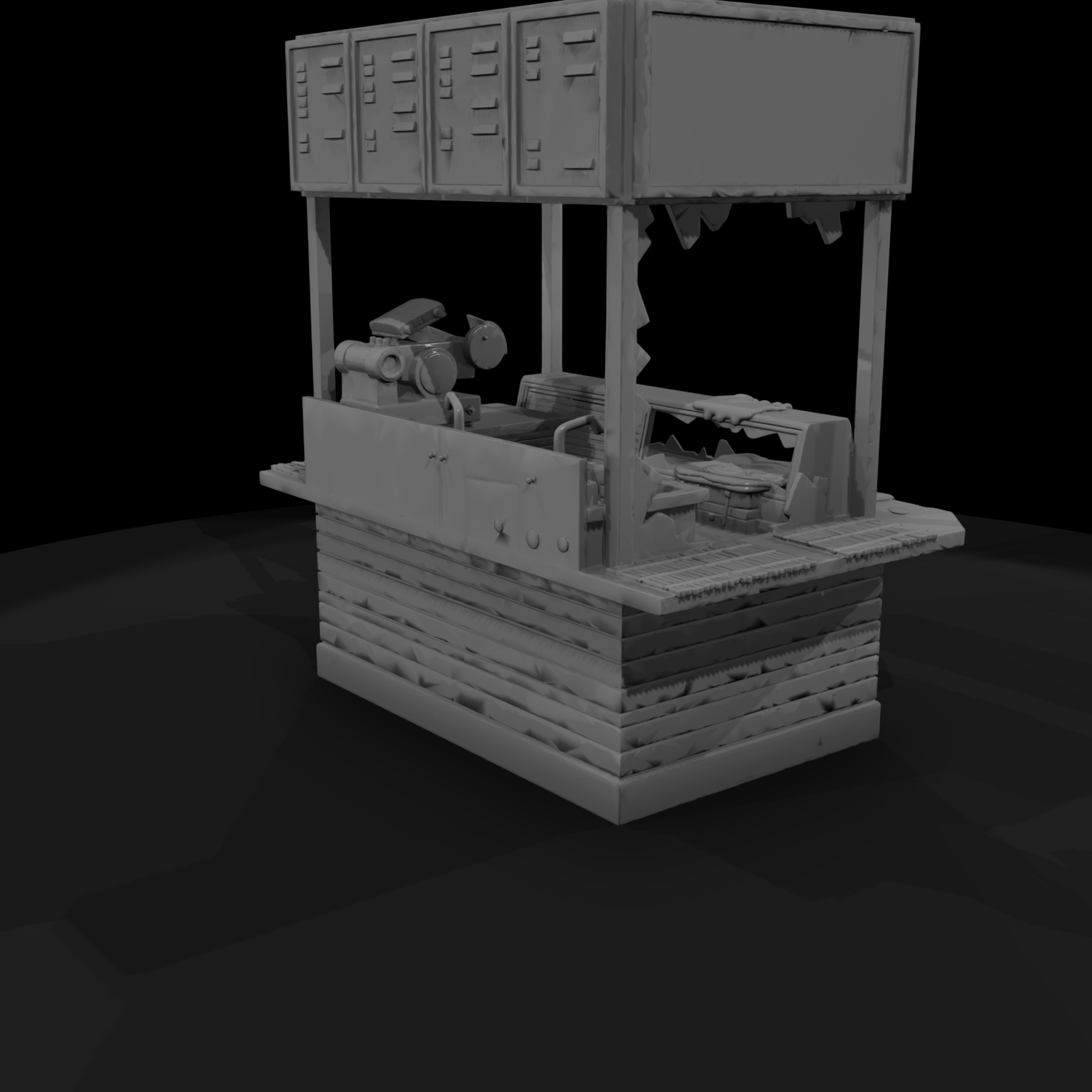Modern Commercial Storefront Block