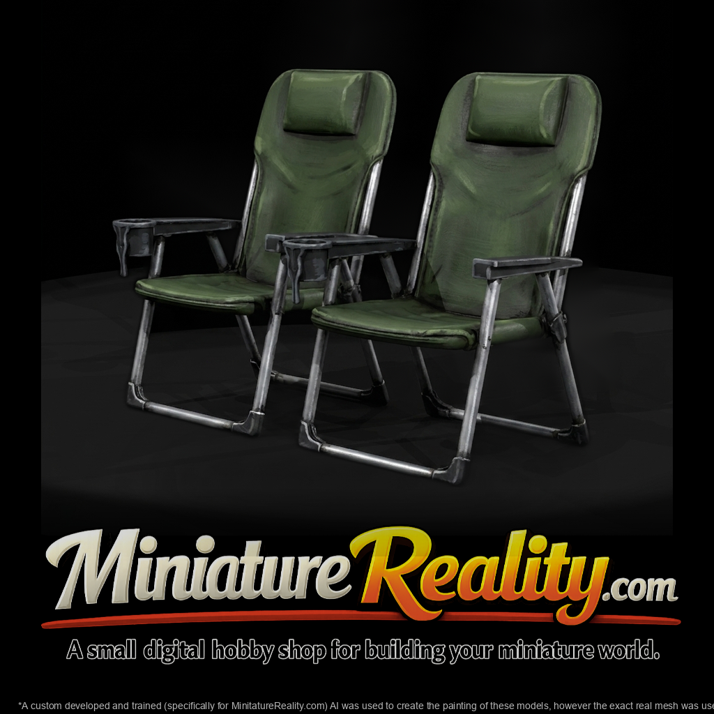 Modern dual folding camping chairs 3d model yKQ3LRpY