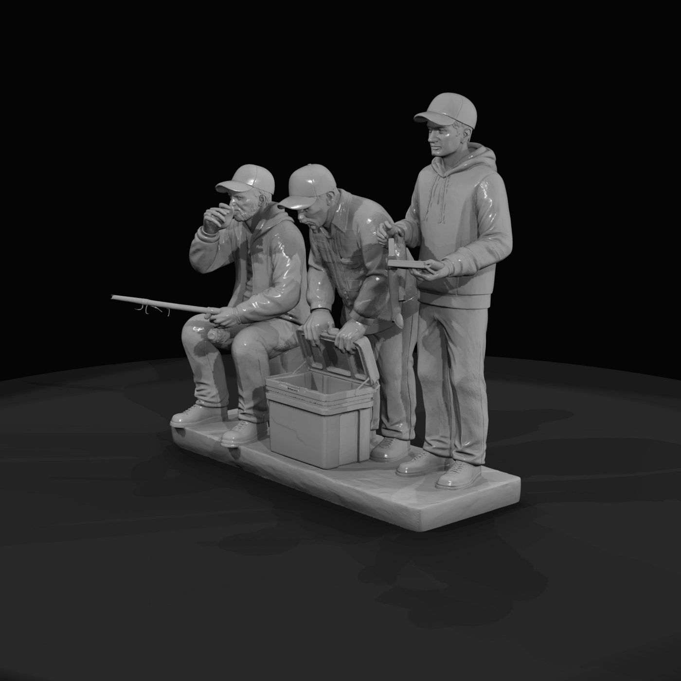 Modernmenfishing D (Contemporary)