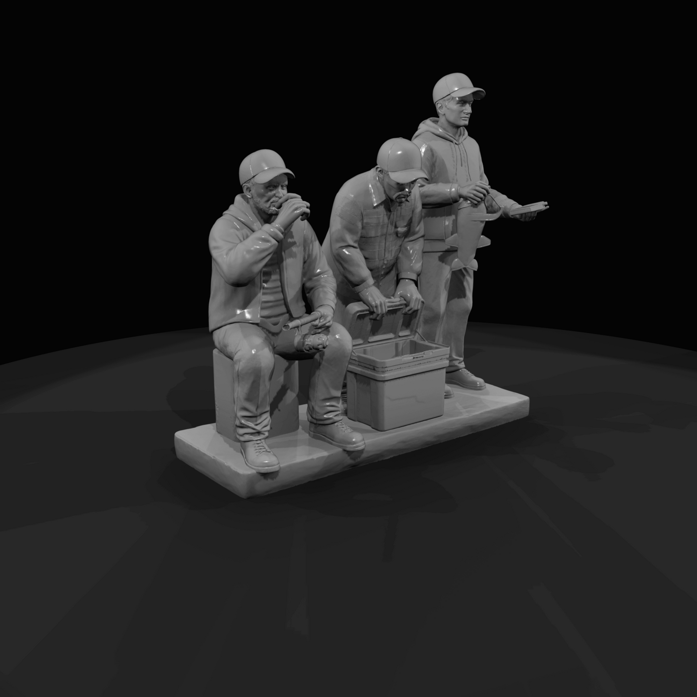 Modernmenfishing D (Contemporary)