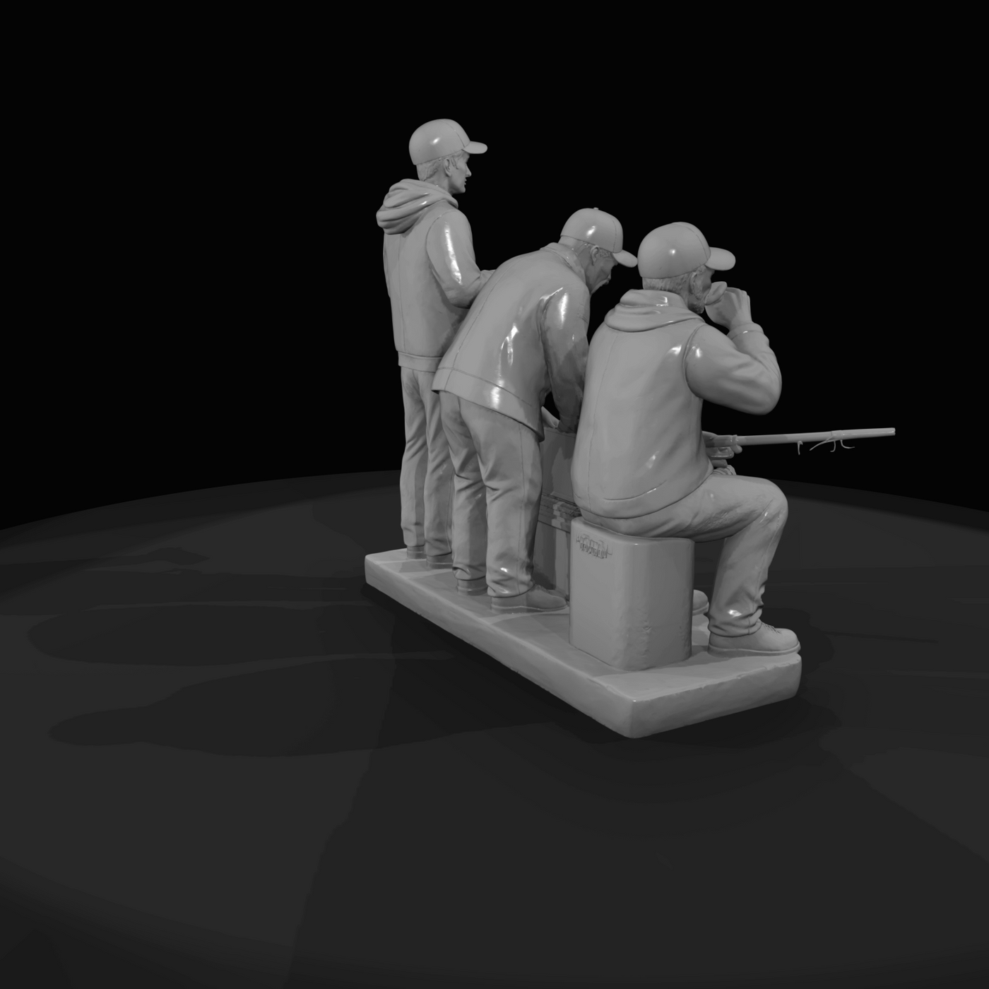 Modernmenfishing D (Contemporary)