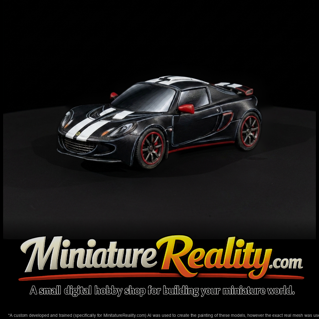 Stylized Sports Supercar