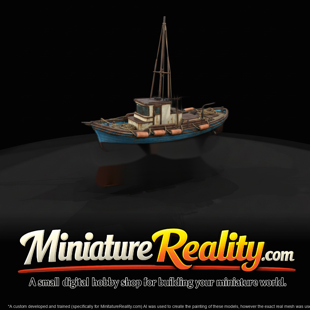Monterey Clipper Fishing Boat Miniature