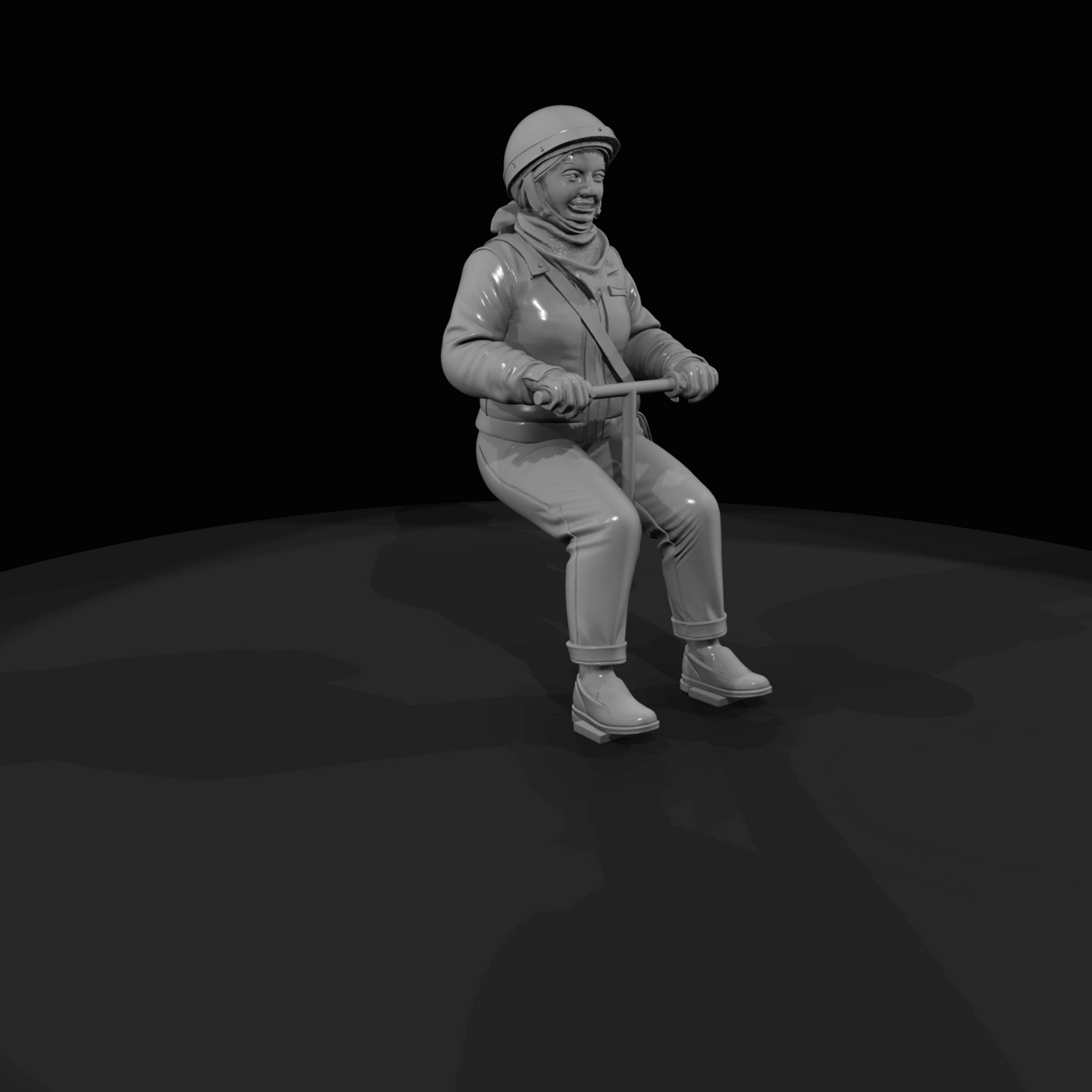 Motorcycle Rider Figure (1980s–Present) — Rider