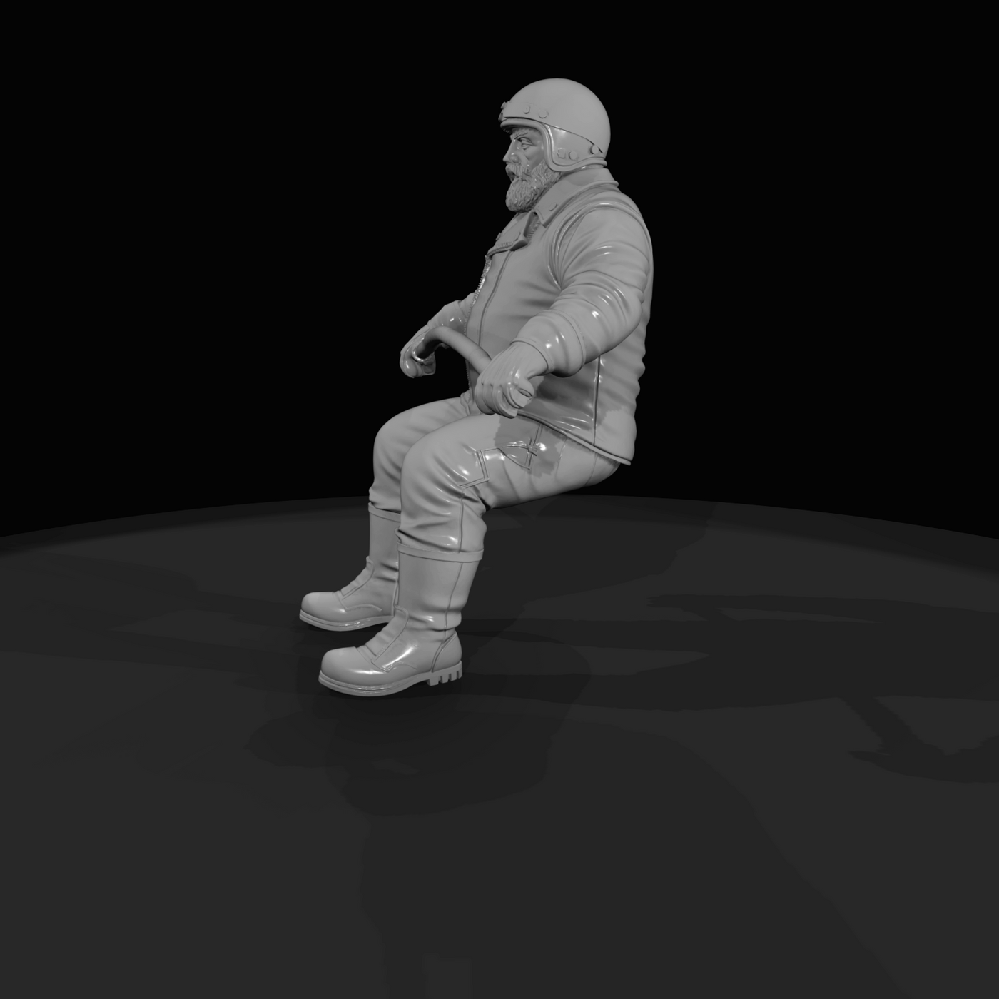Motorcycle Rider Figure (1980s–Present) — Rider