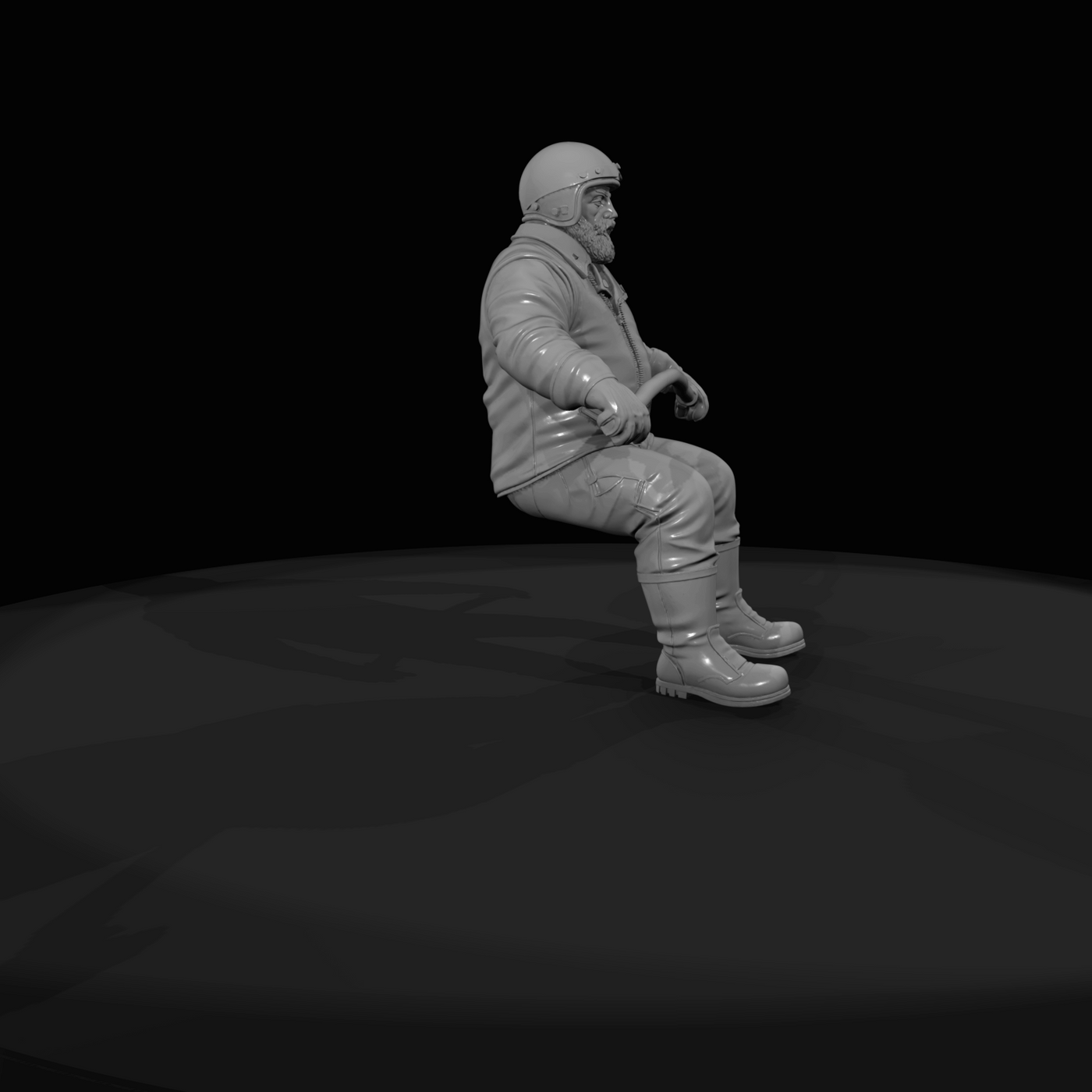 Motorcycle Rider Figure (1980s–Present) — Rider