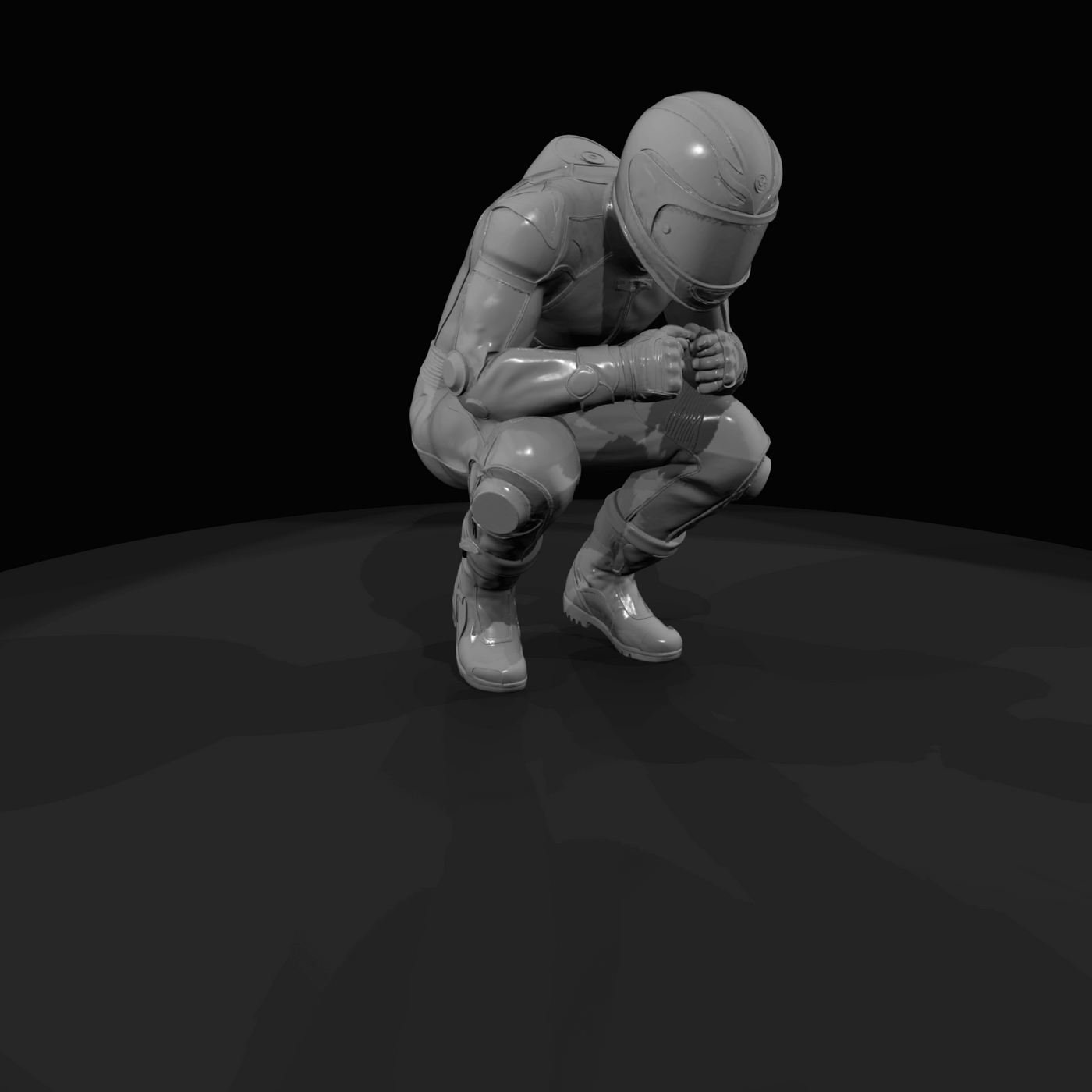 Motorcycle Rider Figure (1980s–Present) — Rider