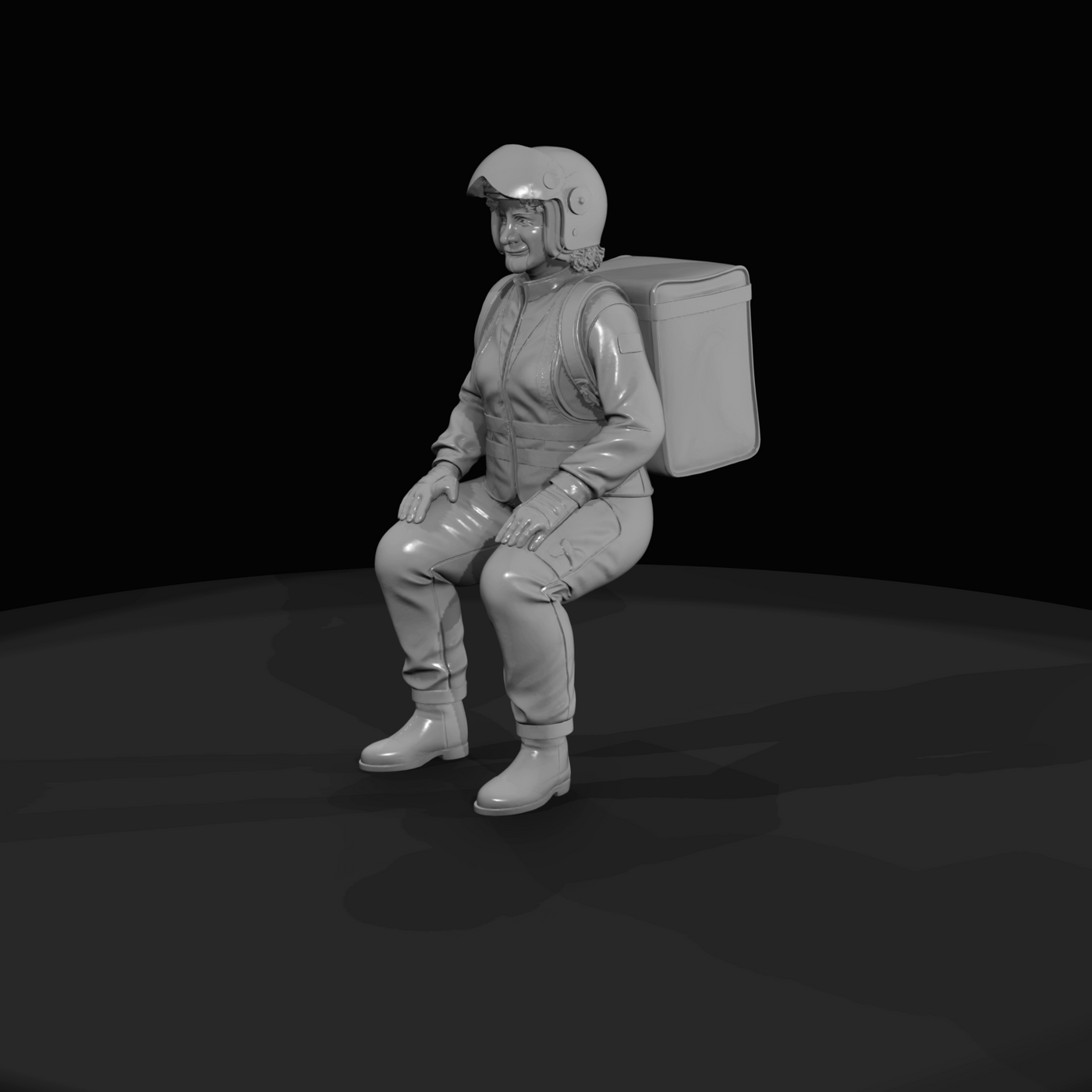 Motorcycle Rider Figure (1980s–Present) — Rider
