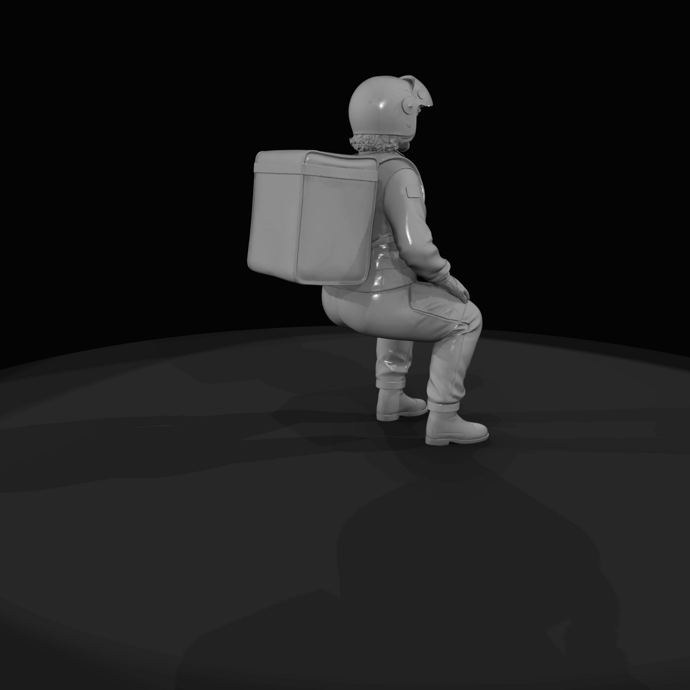 Motorcycle Rider Figure (1980s–Present) — Rider