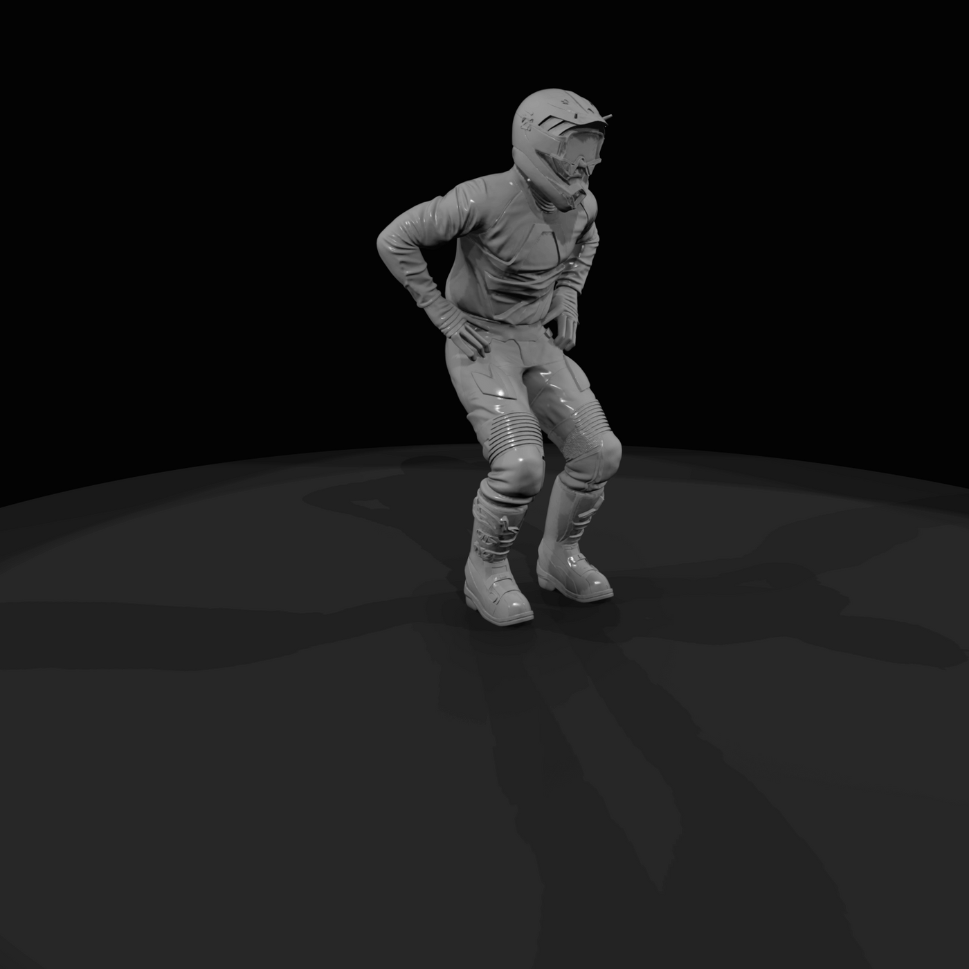 Motorcycle Rider Figure (1980s–Present) — Rider