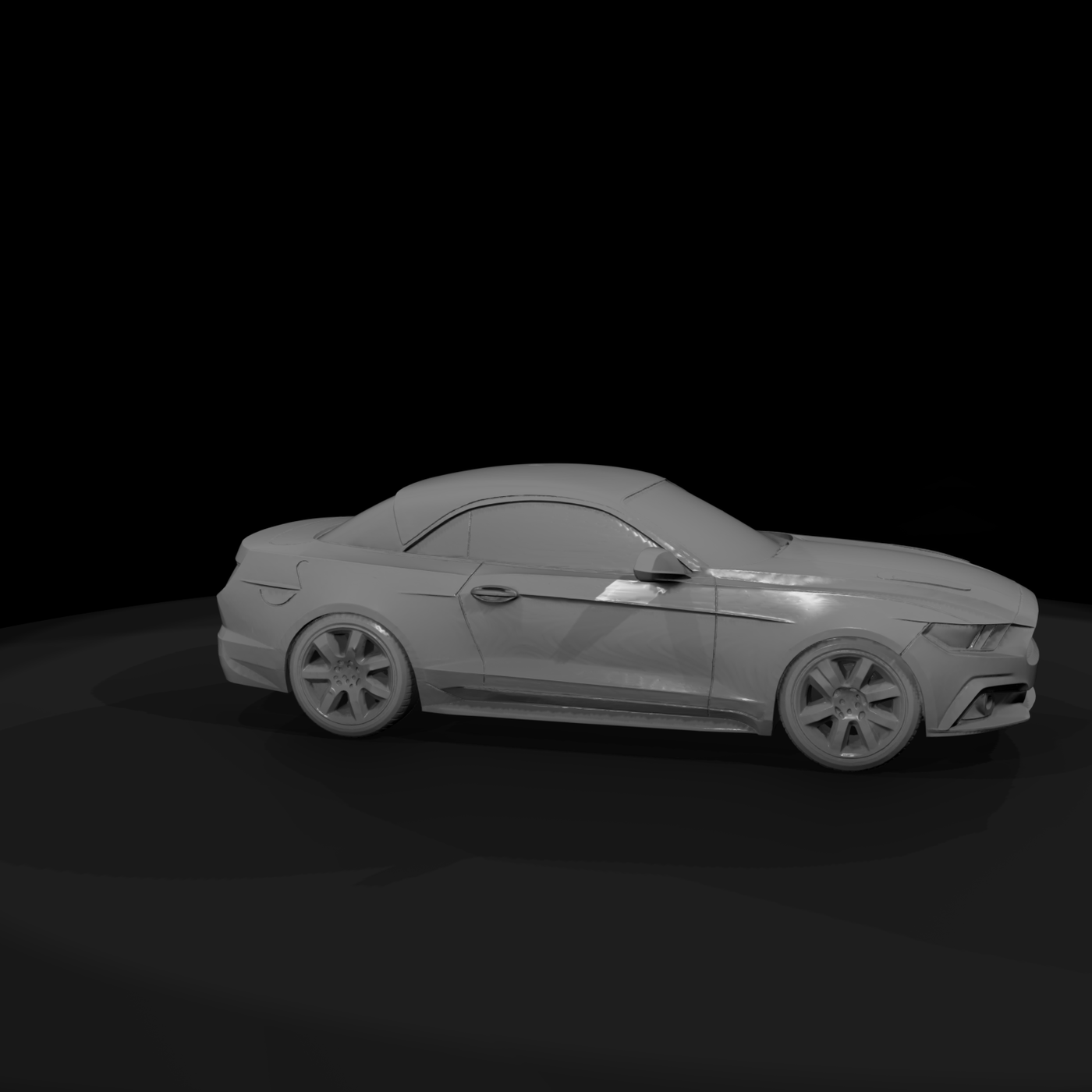 Mustang-Style Convertible Model