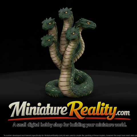Mythology Hydra Figure, three-quarter view