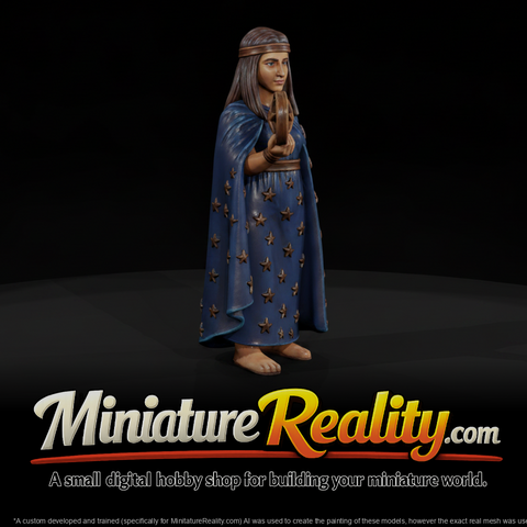Mythology Nut Figure, three-quarter view