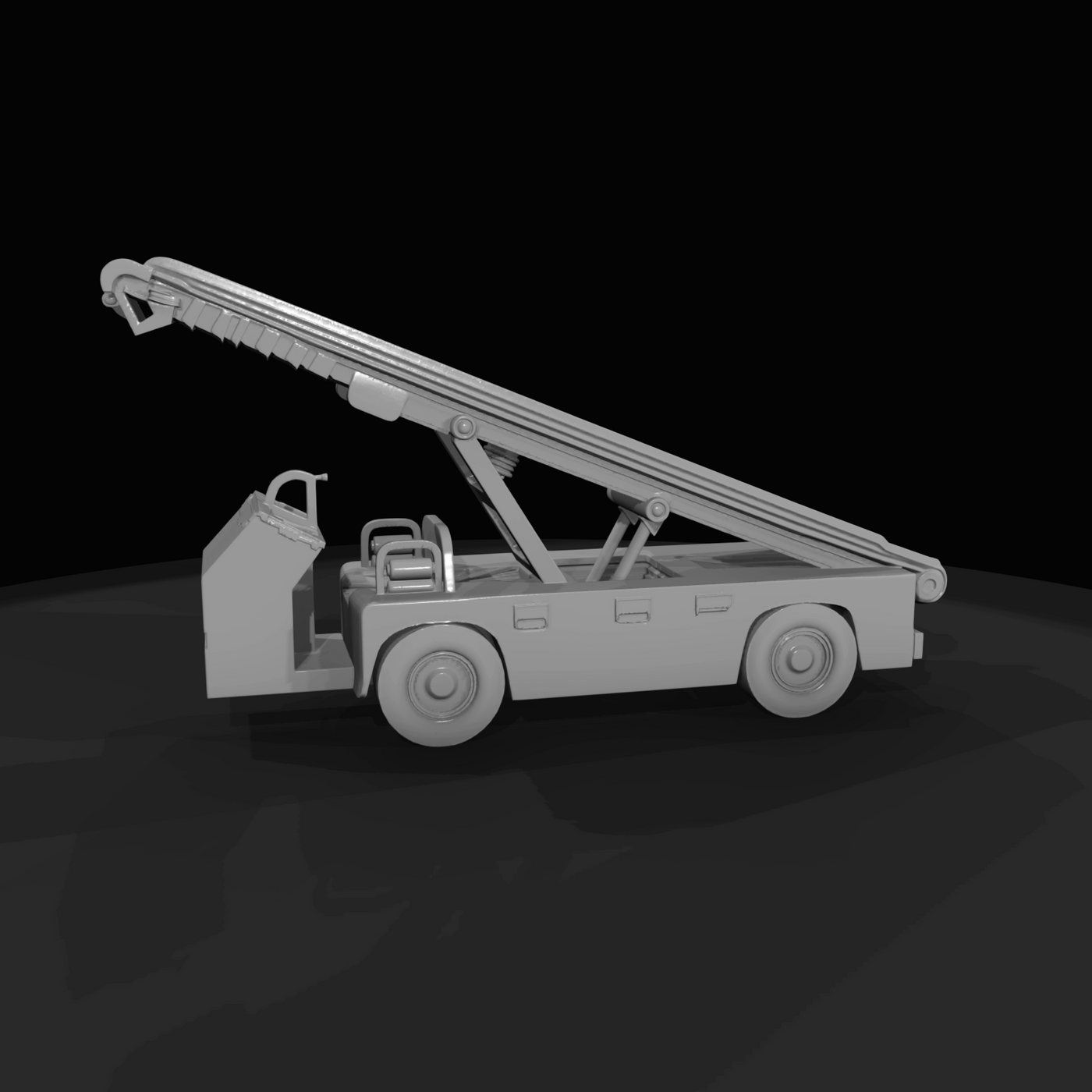n airport luggage belt loader