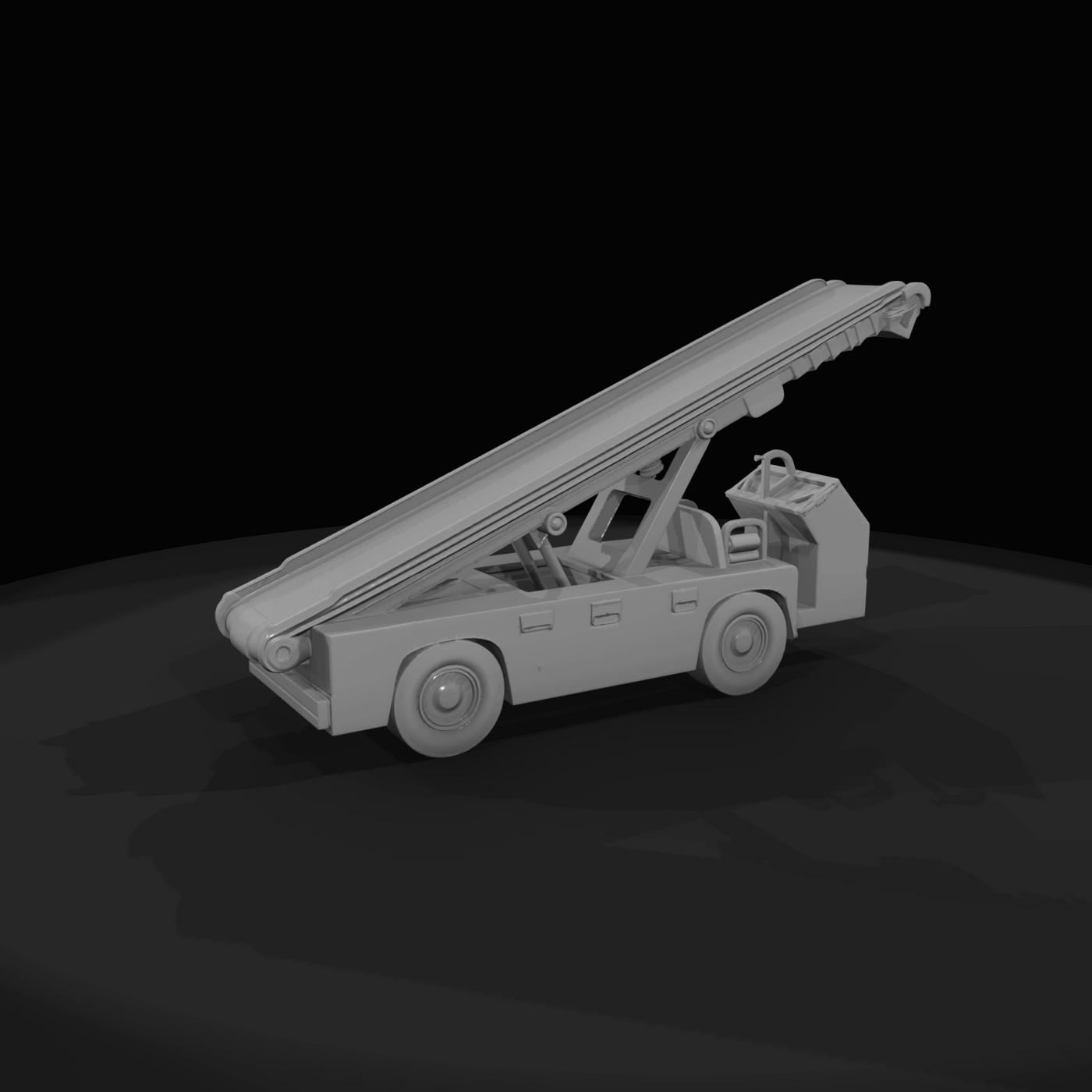 n airport luggage belt loader