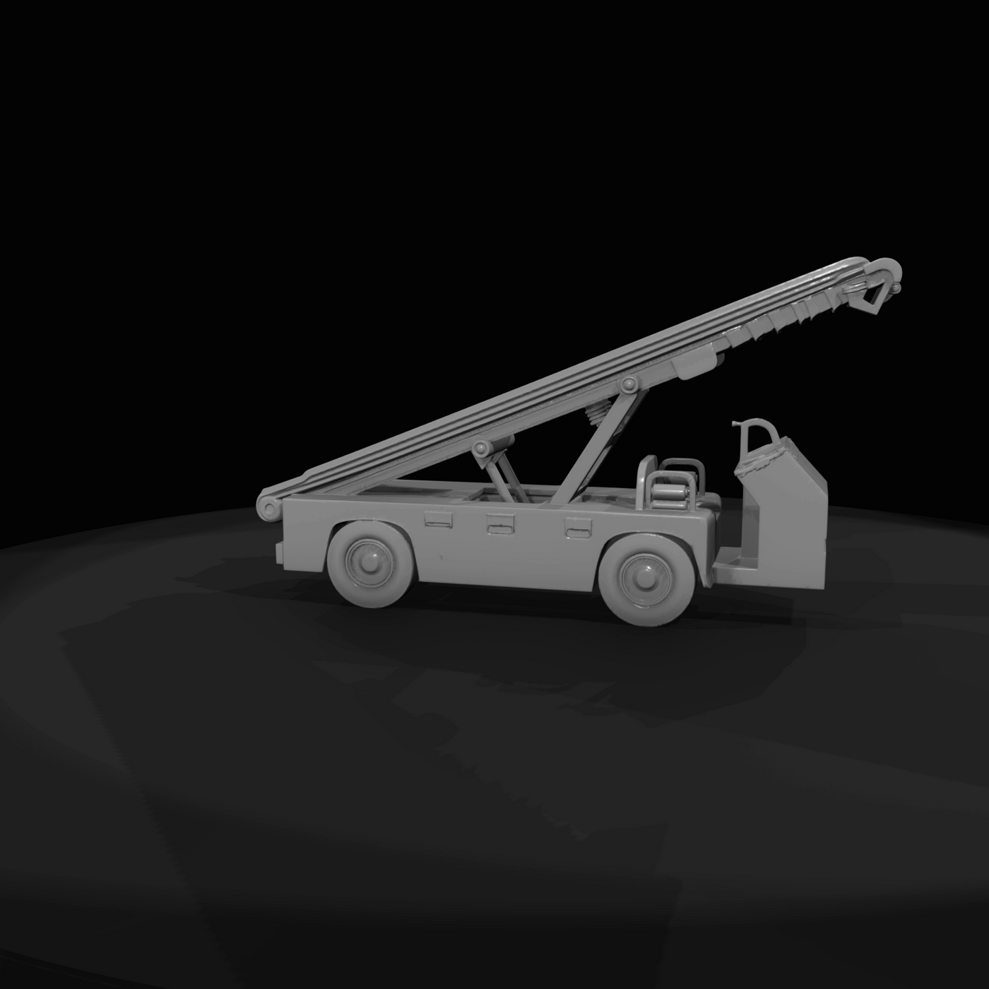 n airport luggage belt loader