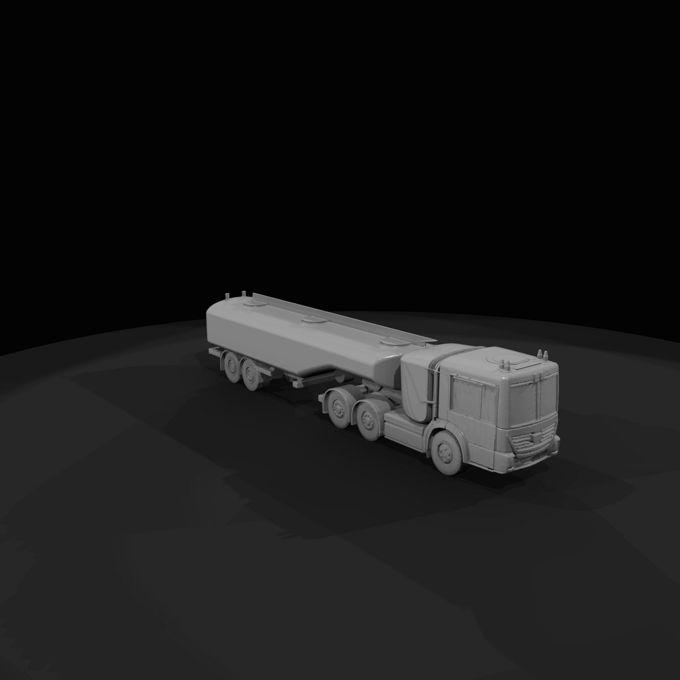 n airport tanker with trailer