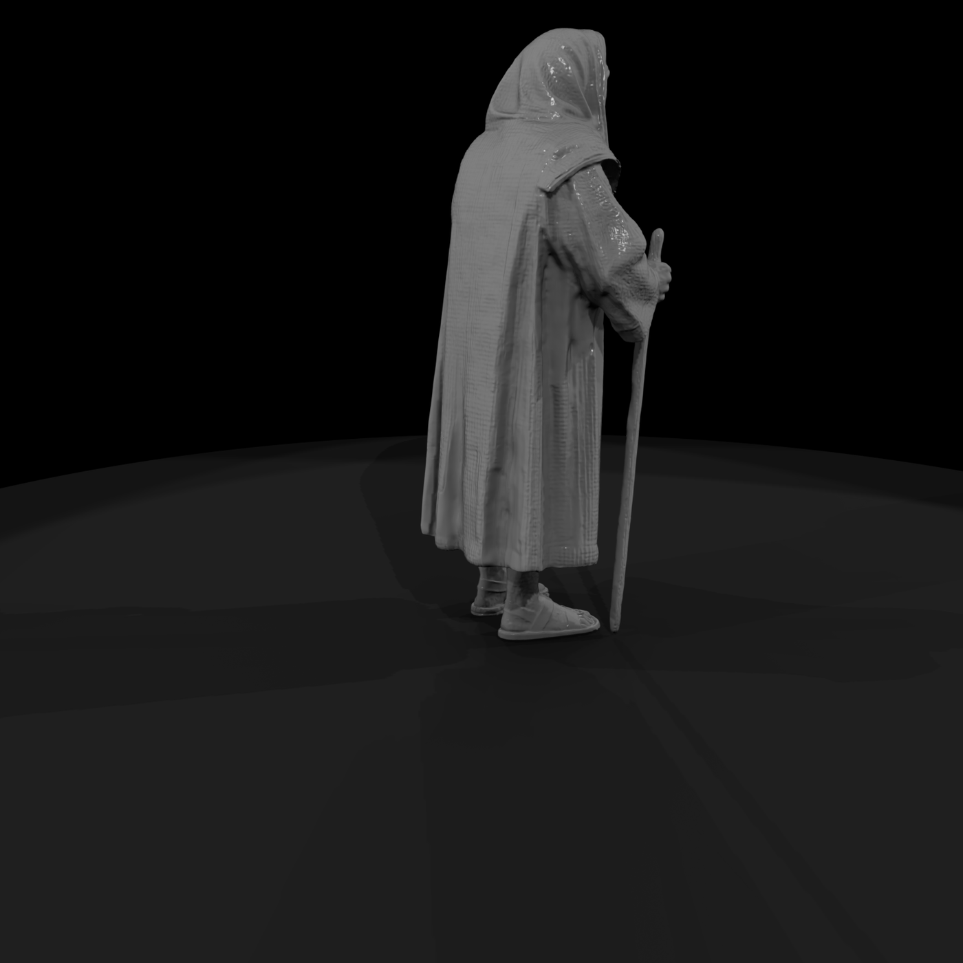 Nativity Shepard man 3d m