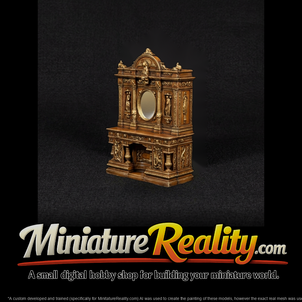 Neoclassical Buffet Cabinet