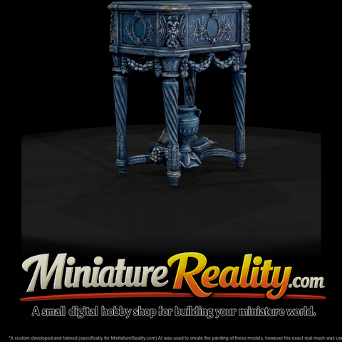 Neoclassical Carved Side Table