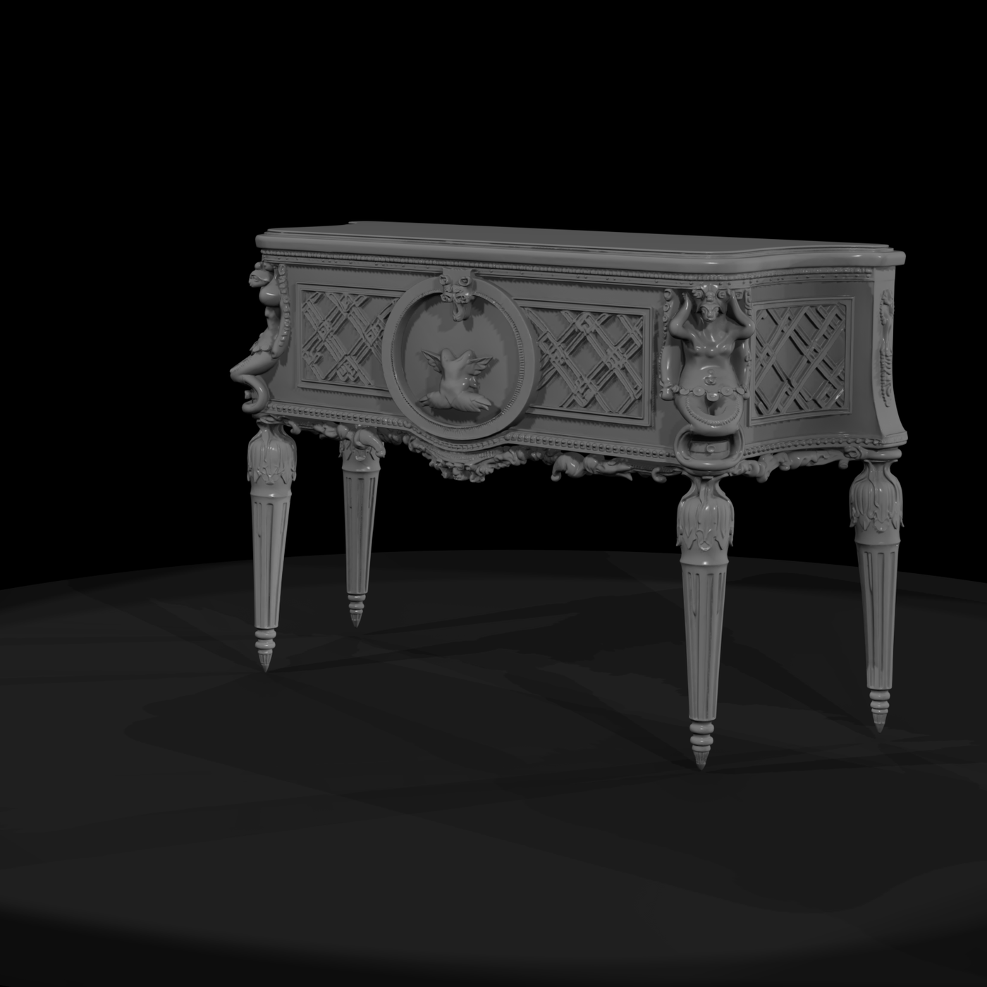 Neoclassical Console Table