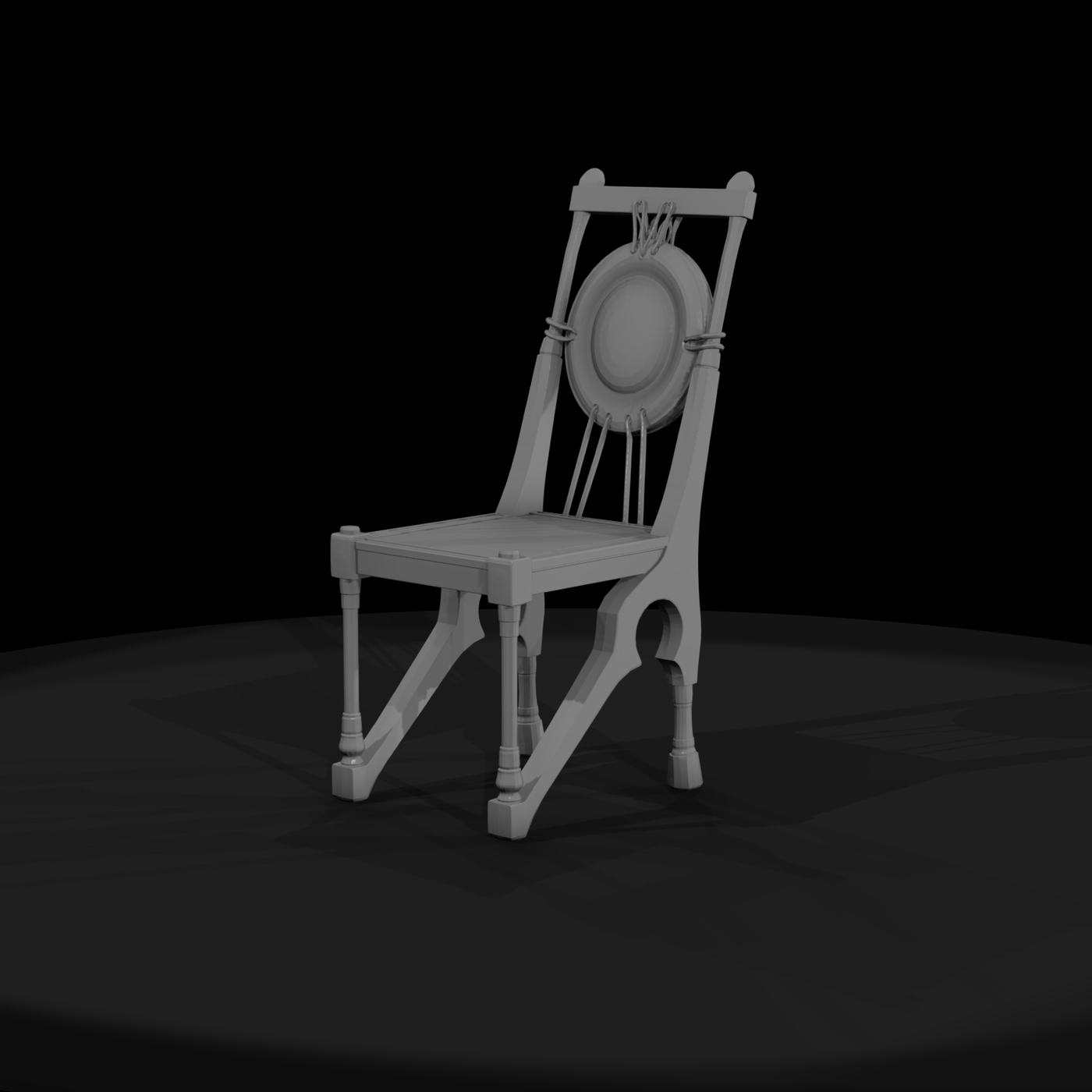 Neoclassical Carved Dining Chair