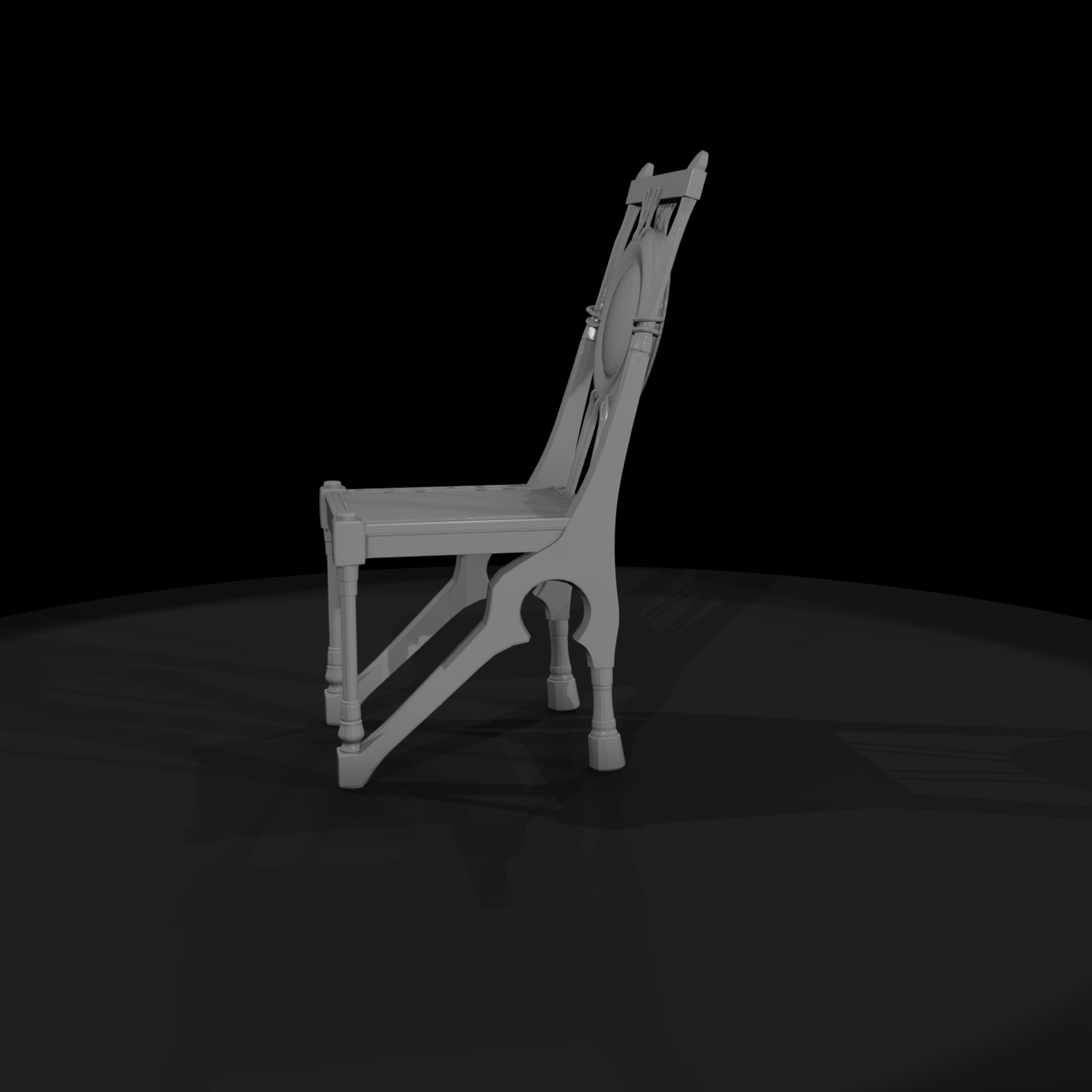 Neoclassical Carved Dining Chair