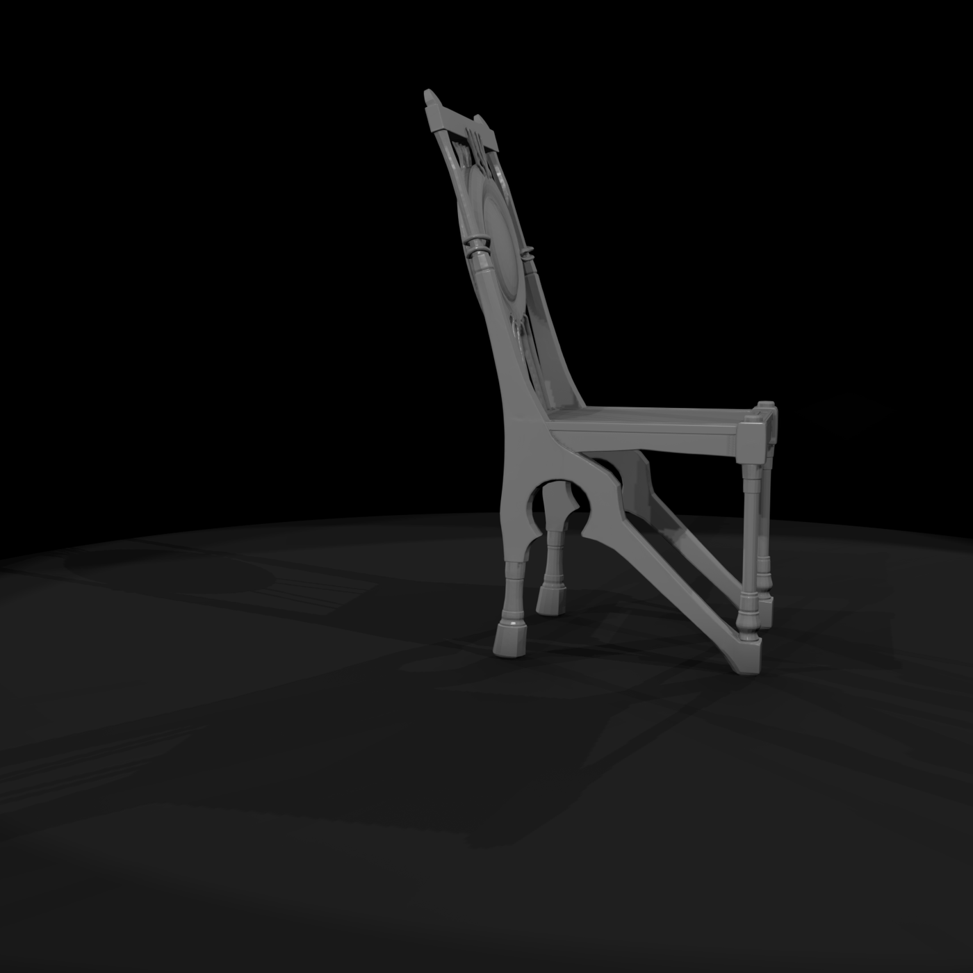 Neoclassical Carved Dining Chair