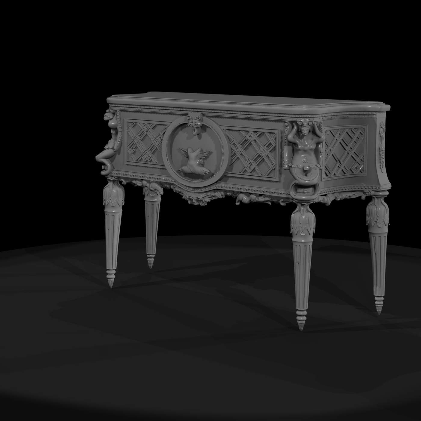 Neoclassical Console Table