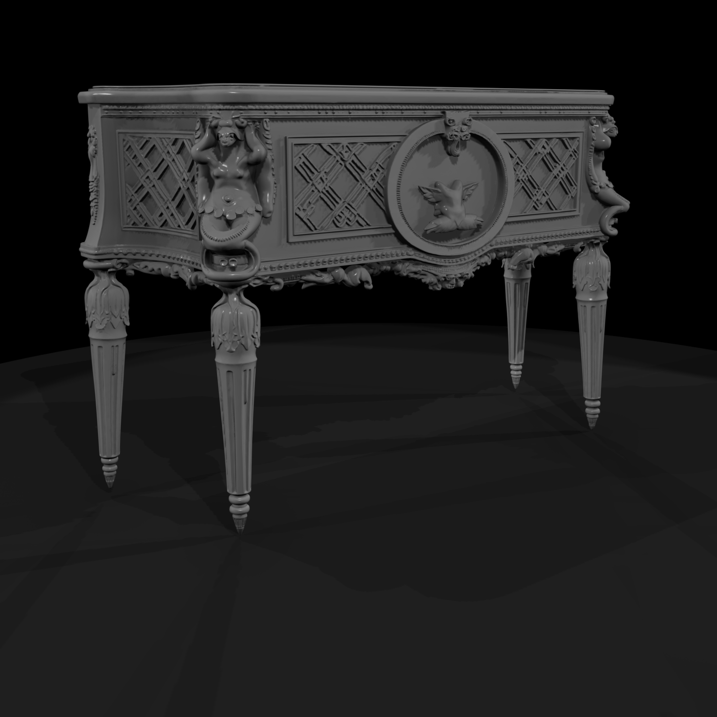 Neoclassical Console Table