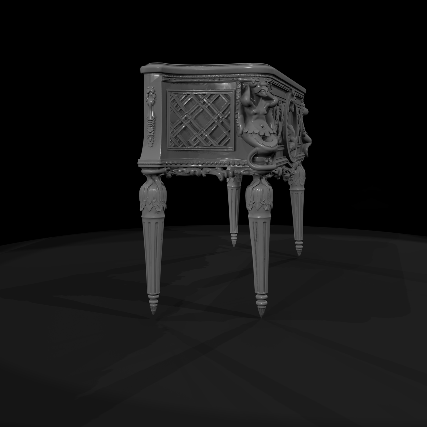 Neoclassical Console Table