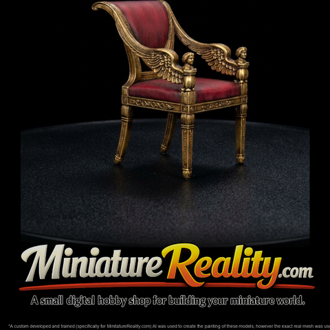 Neoclassical Sphinx Armchair