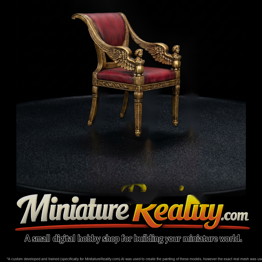 Neoclassical Sphinx Armchair