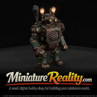 Nightmare Clockwork Creatures The Bellowing Jugger miniature, three-quarter view — thumbnail 1