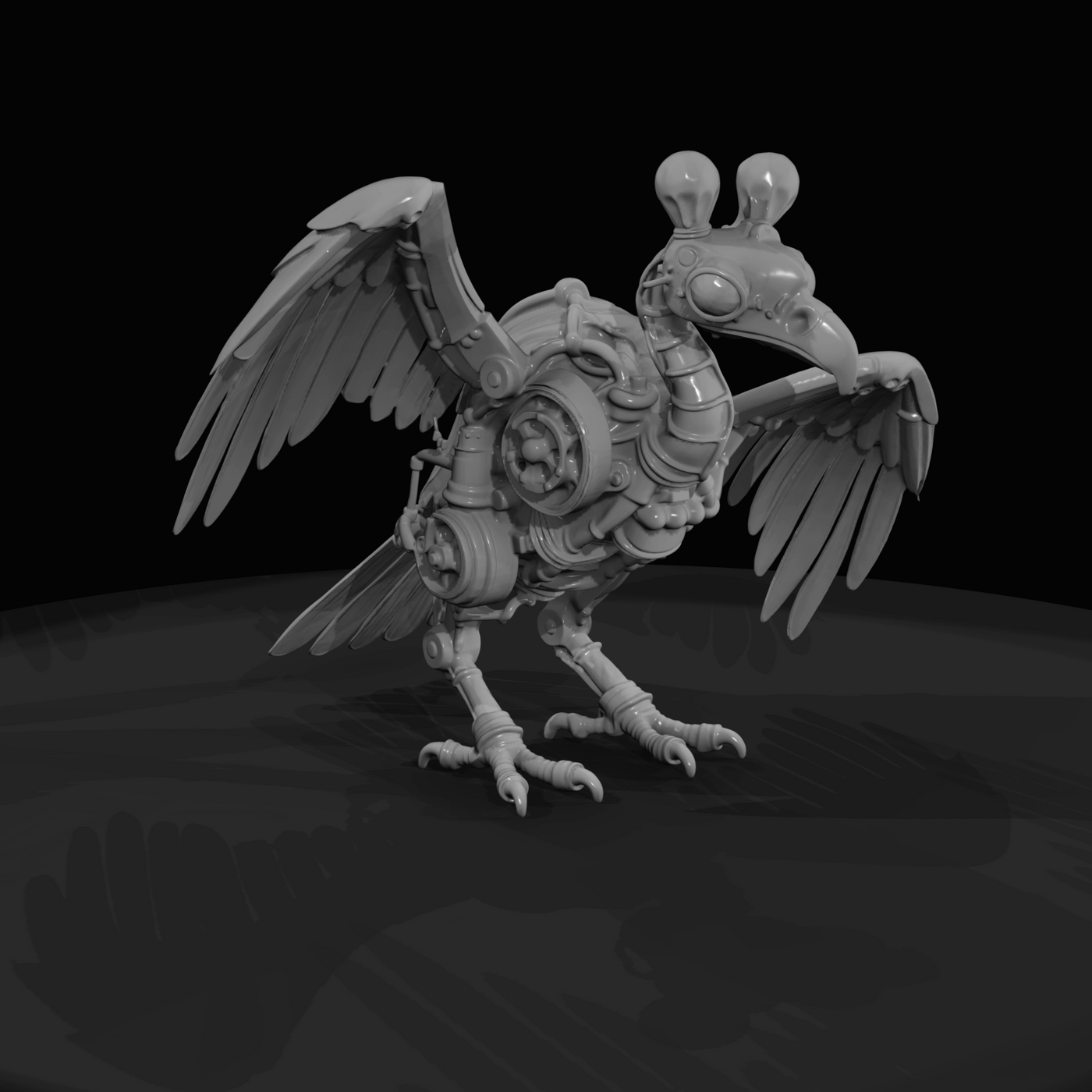 Nightmare Clockwork Creatures Mechanical Vulture (2020s)