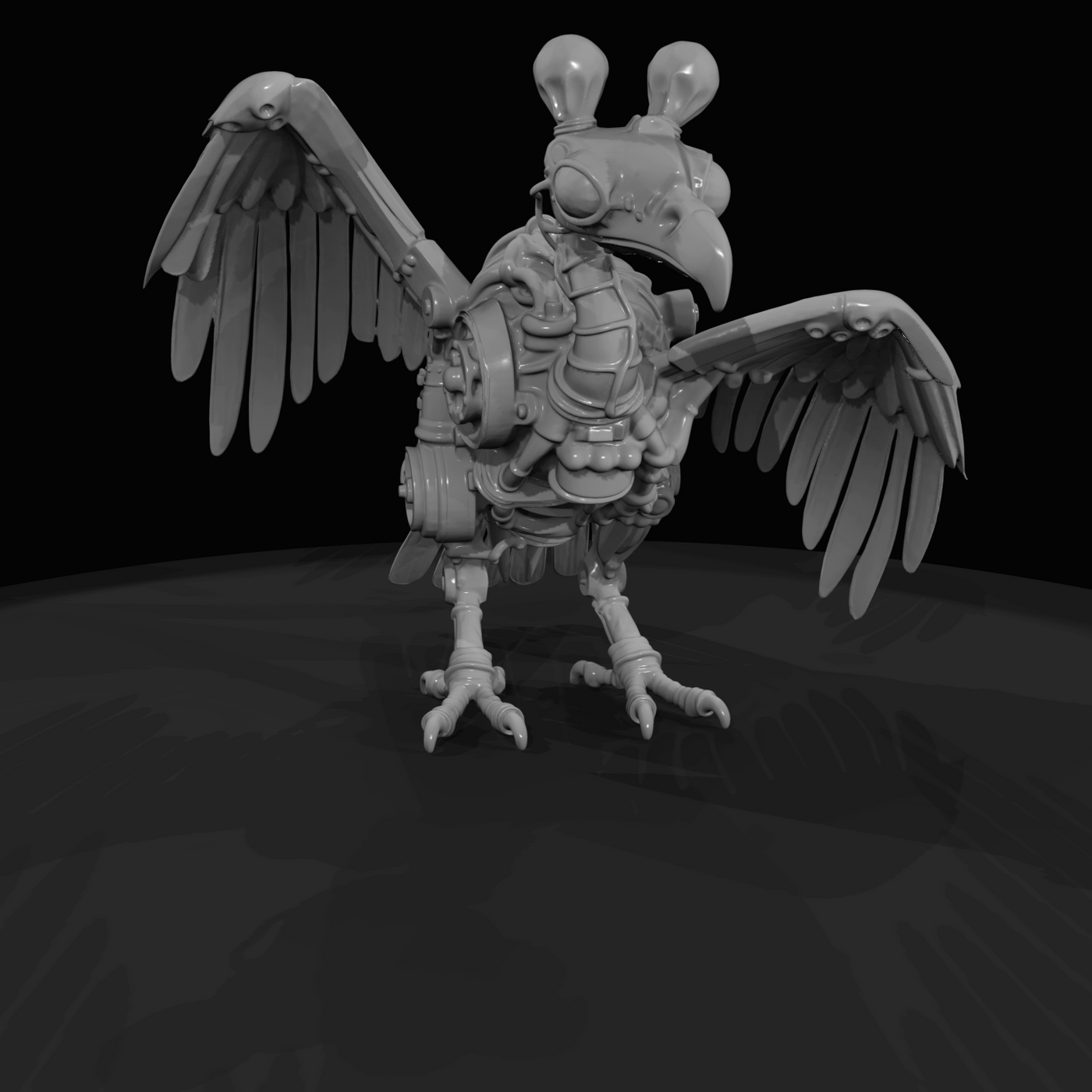 Nightmare Clockwork Creatures Mechanical Vulture (2020s)