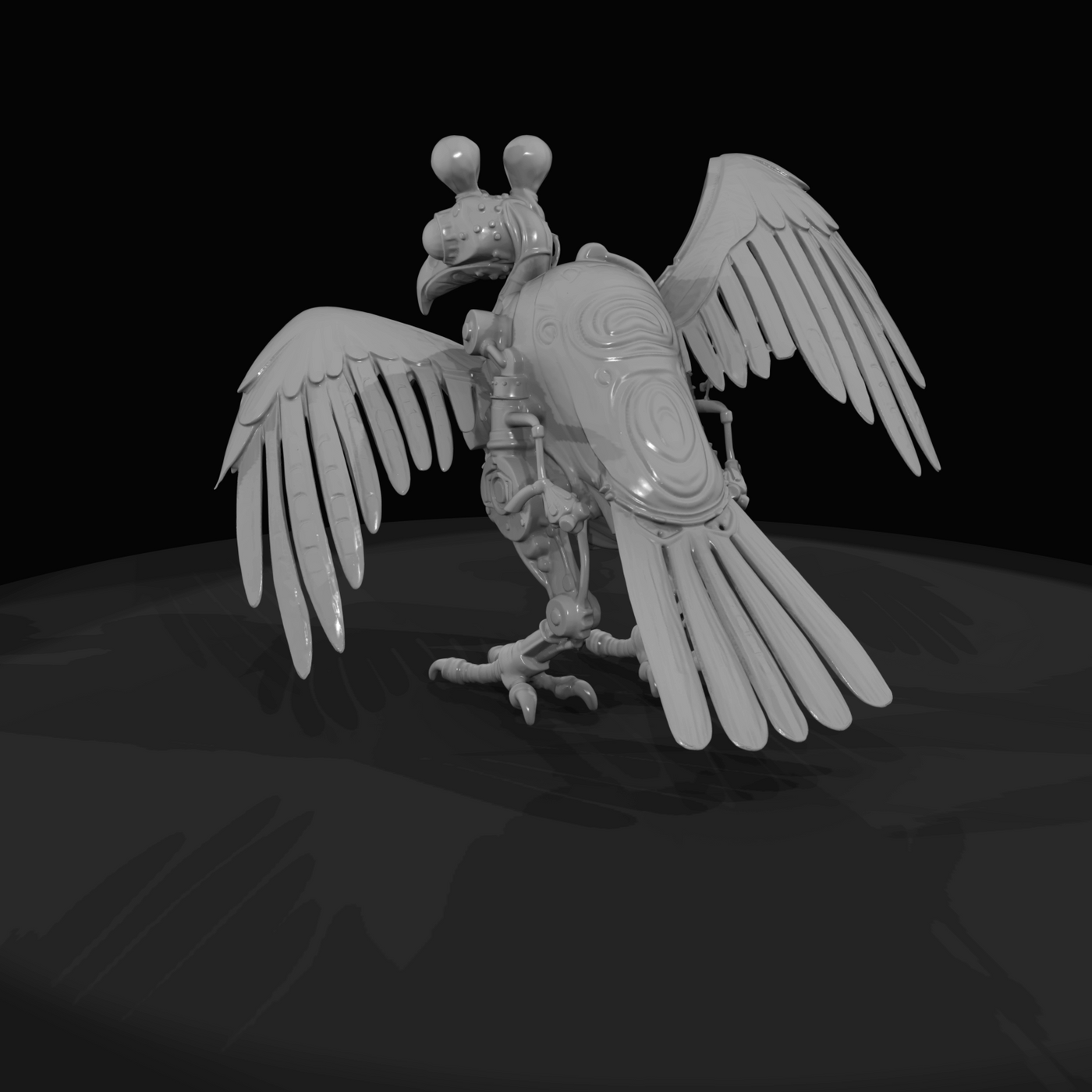 Nightmare Clockwork Creatures Mechanical Vulture (2020s)