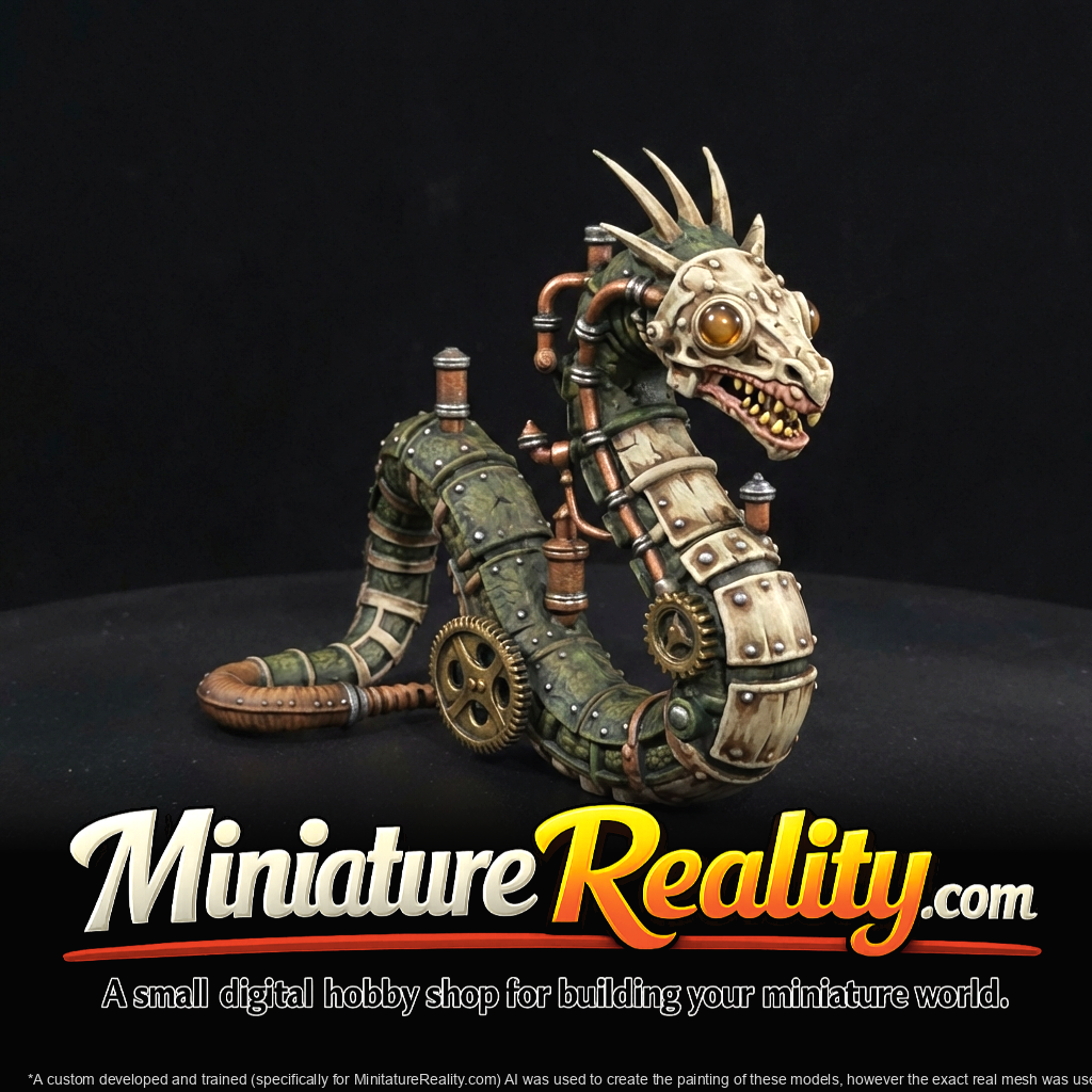 Nightmare Clockwork Creatures The Iron Serpent (1890s)