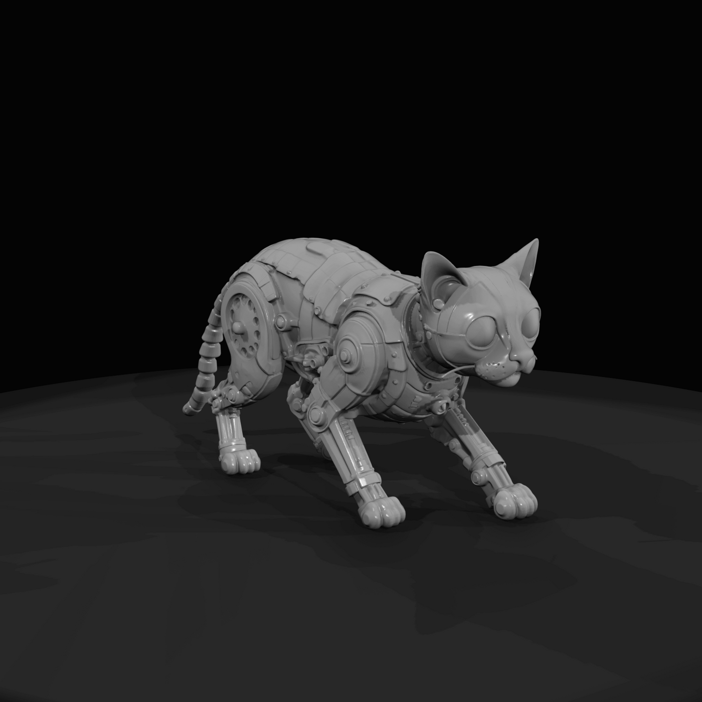 Nightmare Clockwork Creatures Vintage Automaton Cat (2020s)