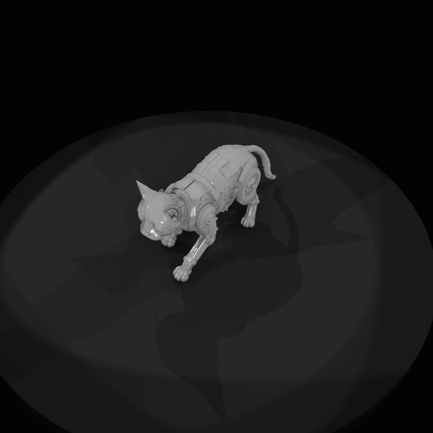 Nightmare Clockwork Creatures Vintage Automaton Cat (2020s)