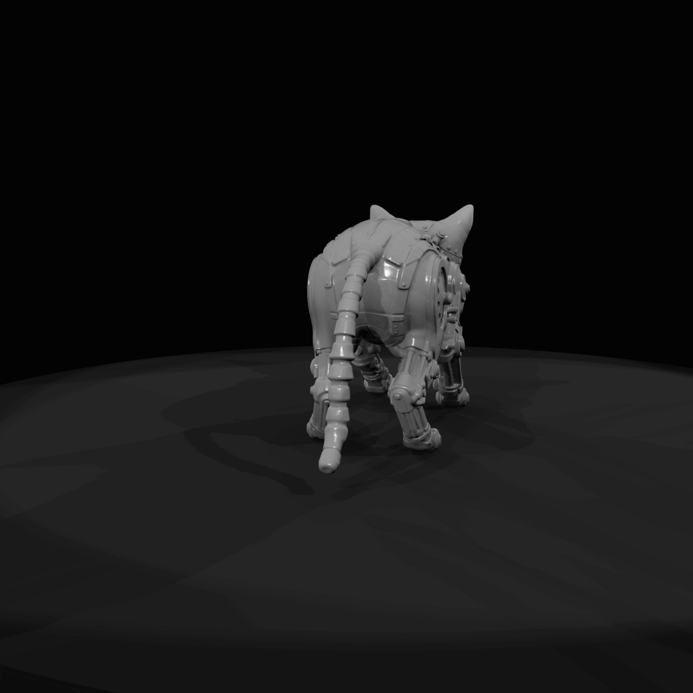 Nightmare Clockwork Creatures Vintage Automaton Cat (2020s)