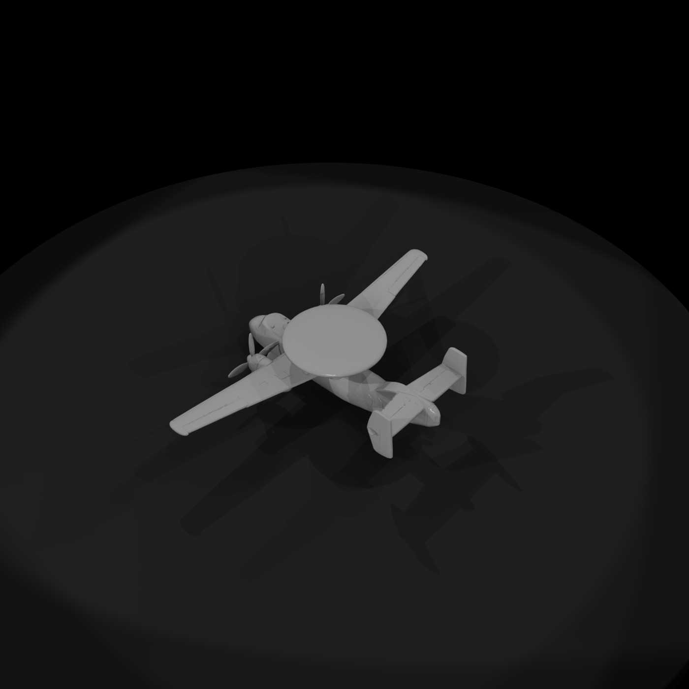 Northrop Grumman E-2 Hawkeye — 3D Printable Aircraft Model