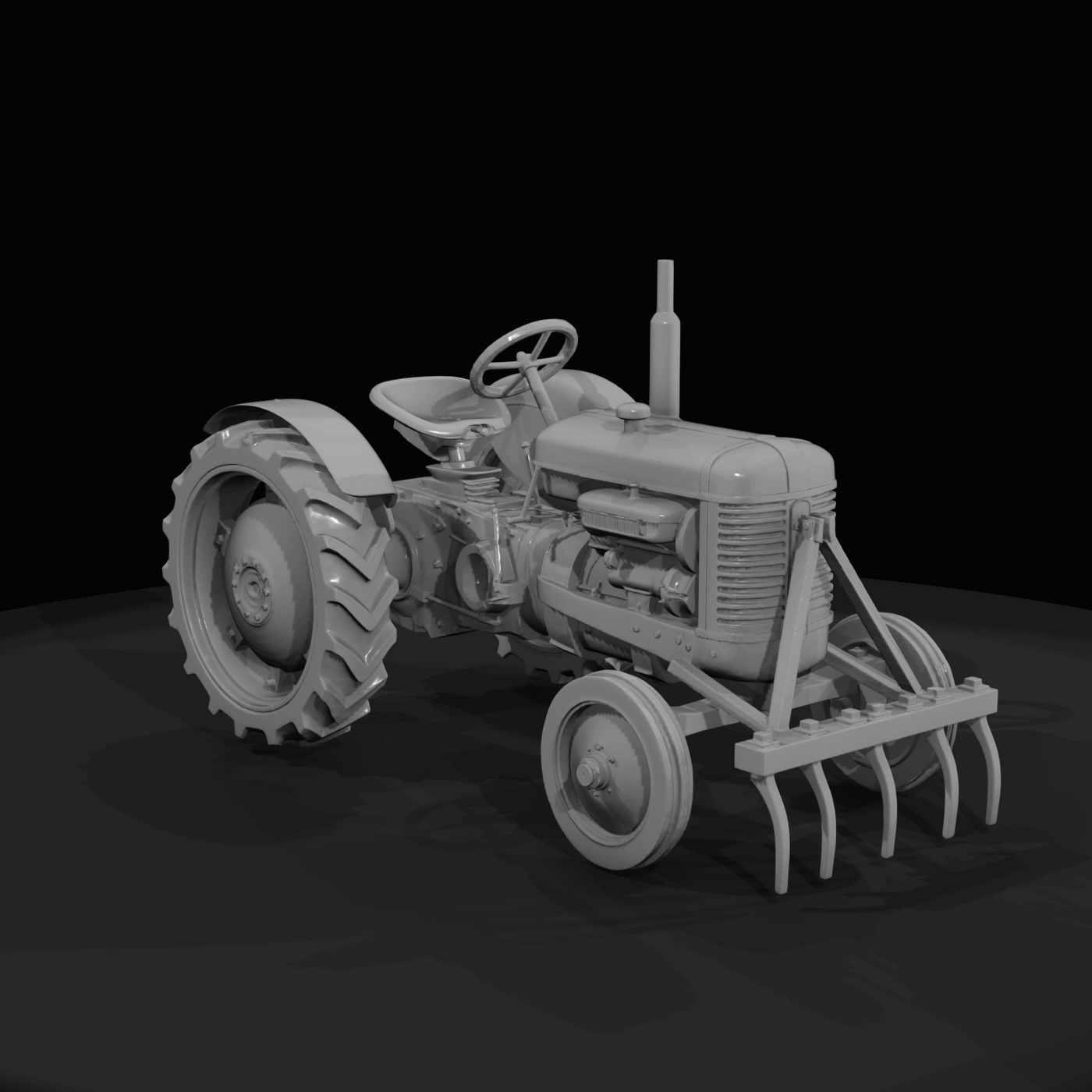 Old Agricultural Machine (1950s)