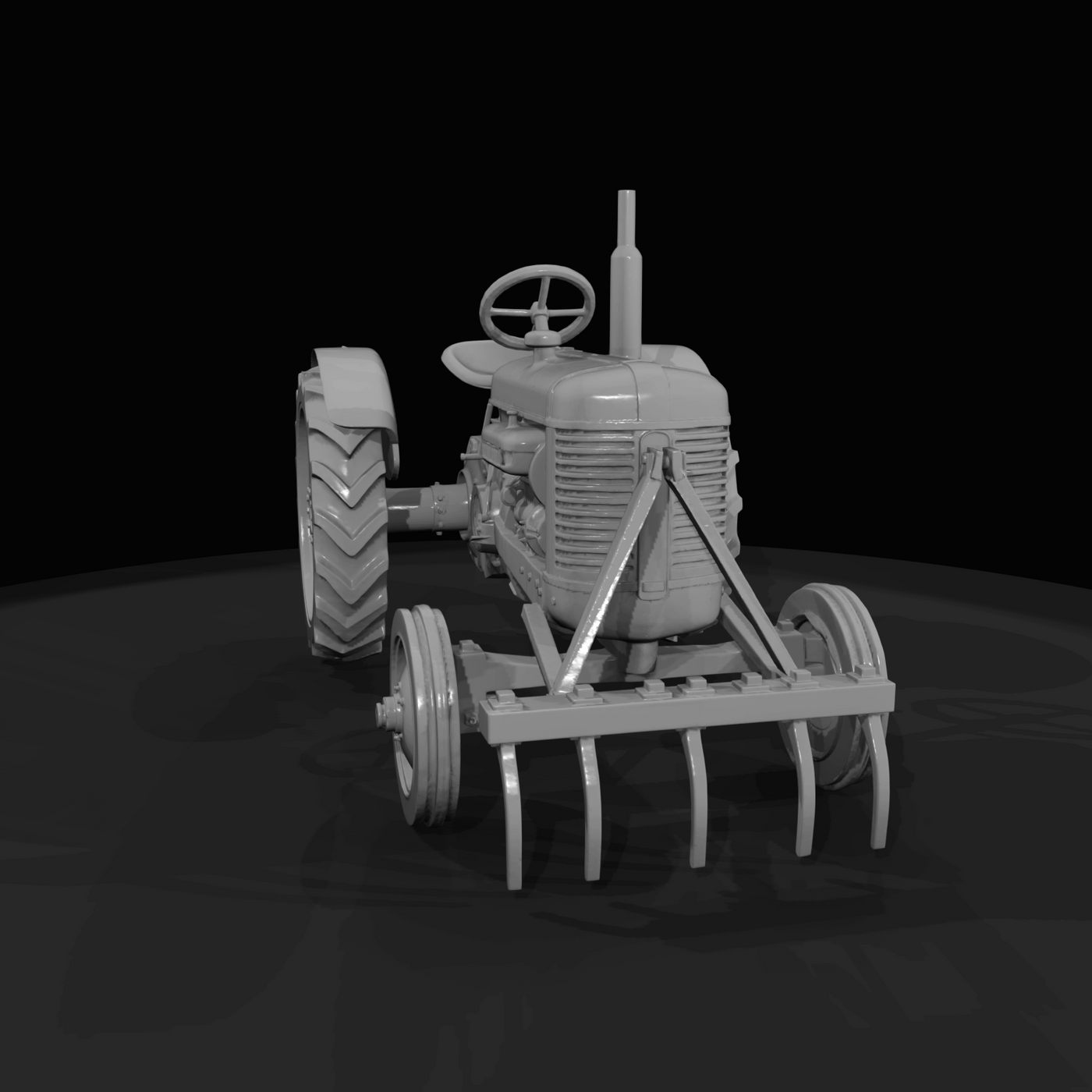 Old Agricultural Machine (1950s)