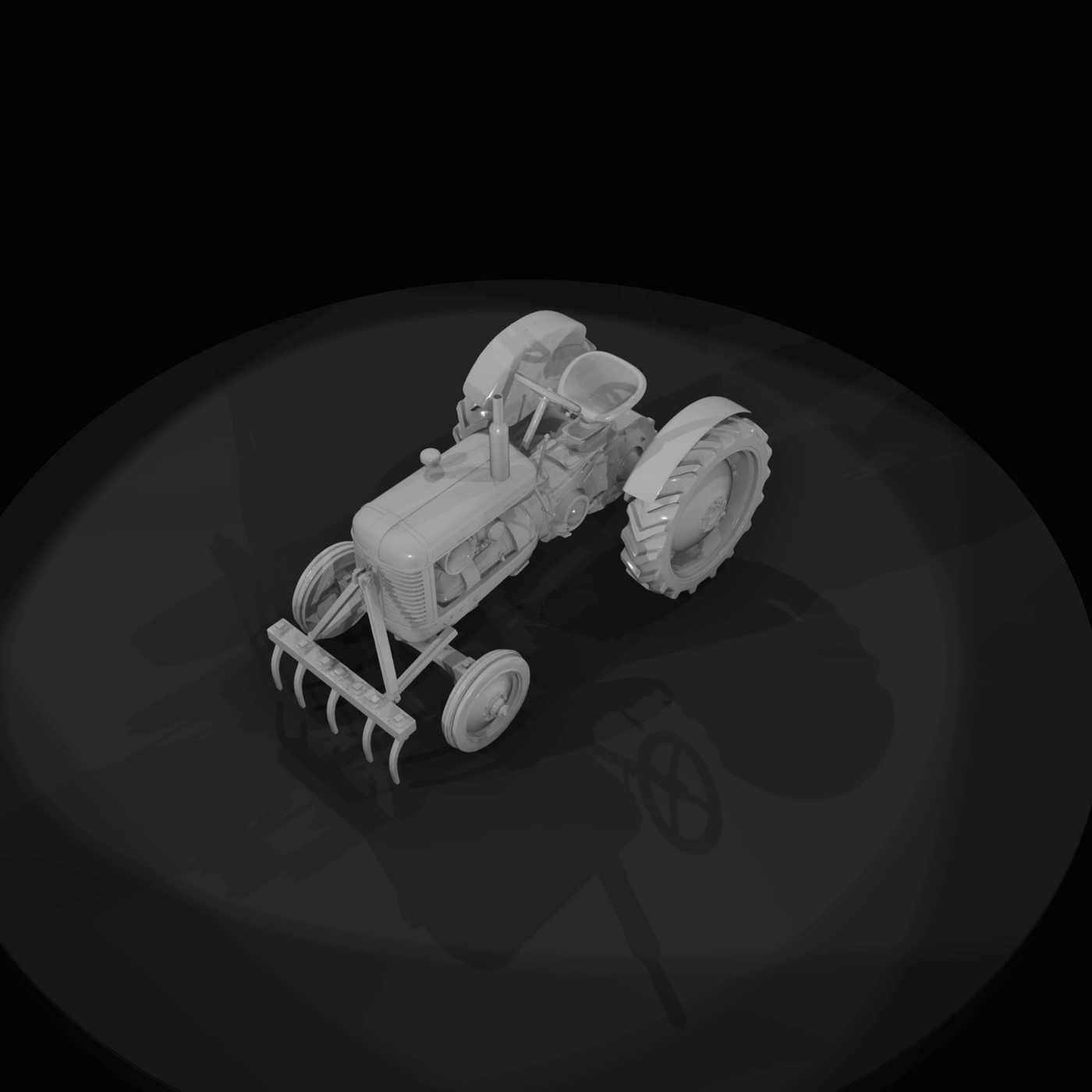 Old Agricultural Machine (1950s)