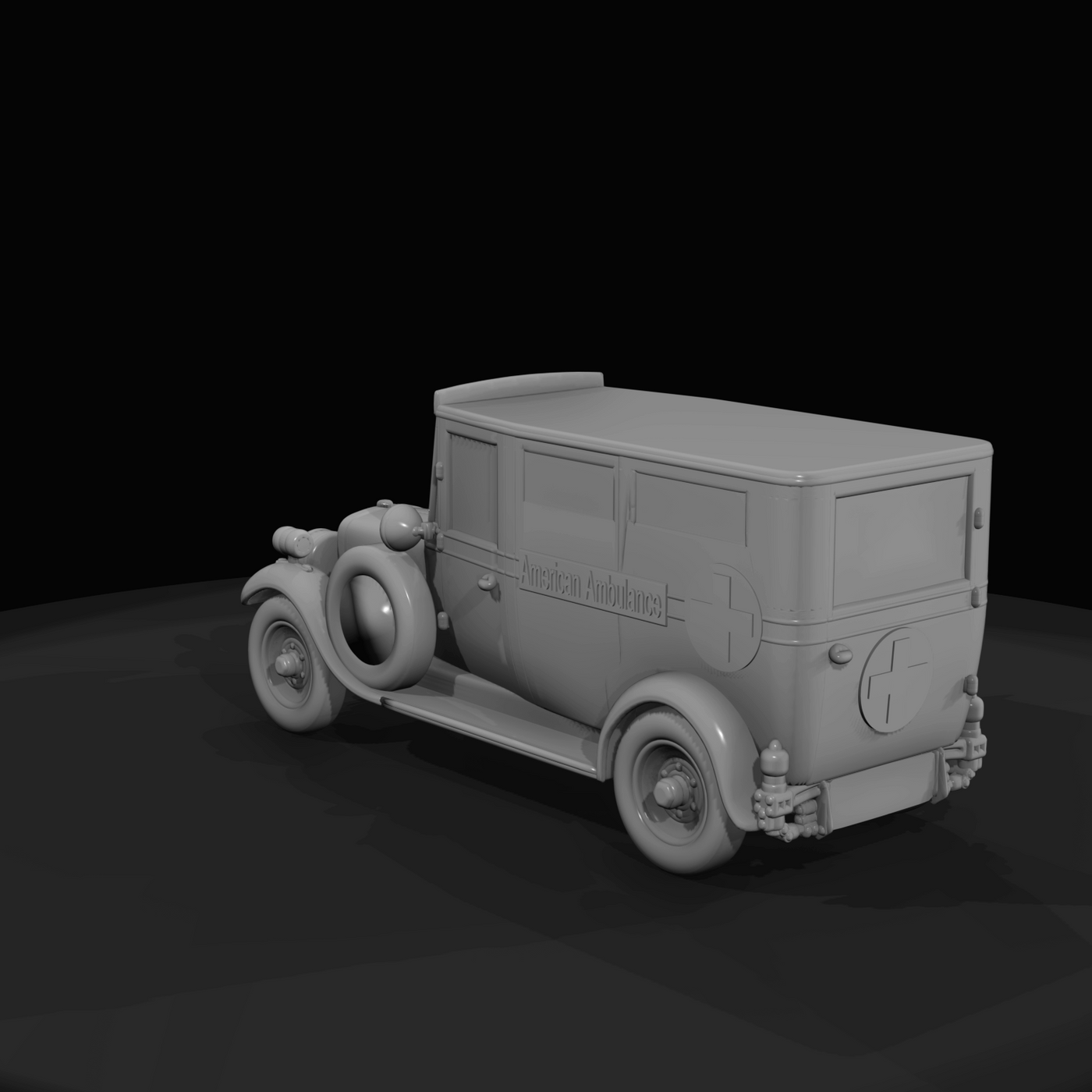 old ambulance