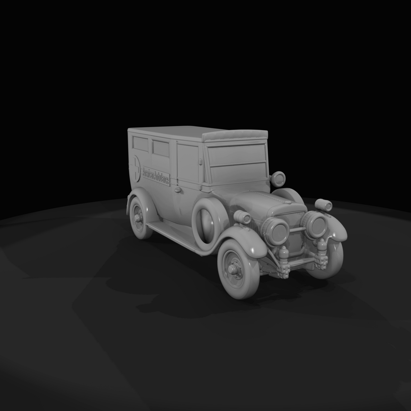 old ambulance