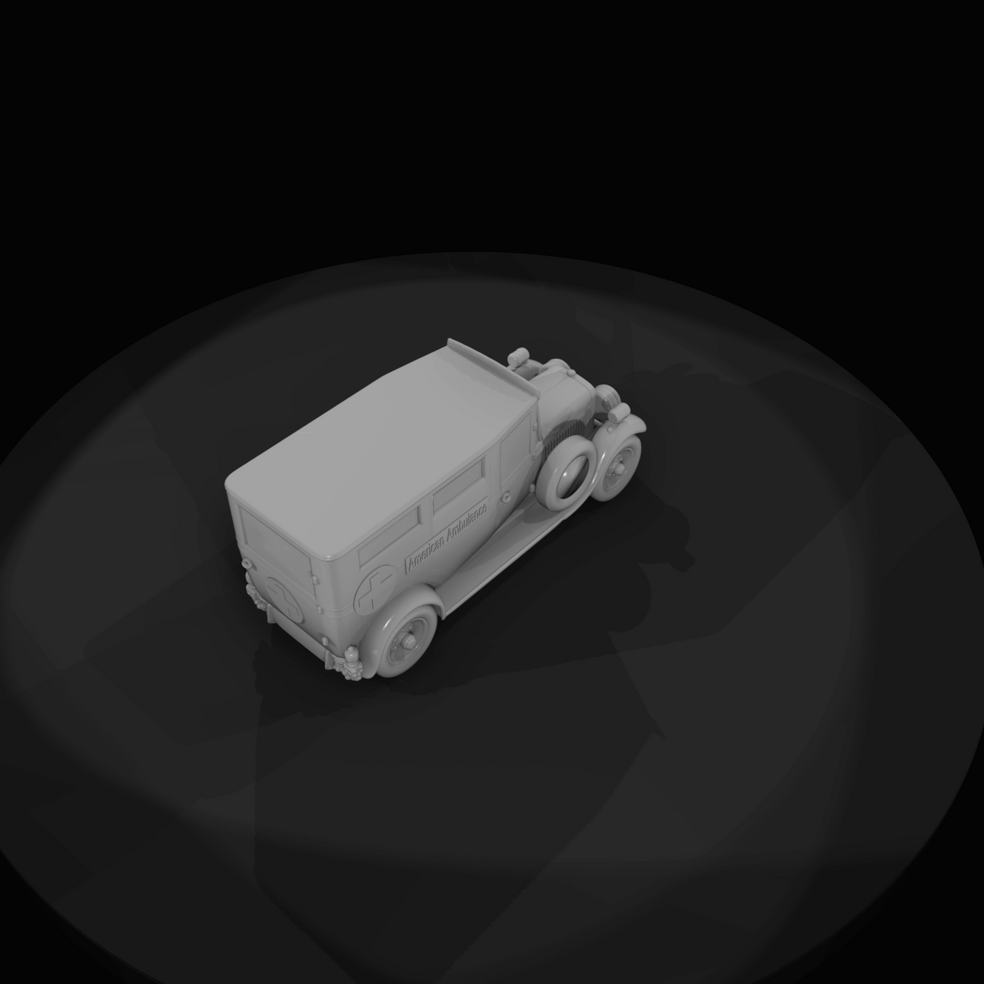 old ambulance